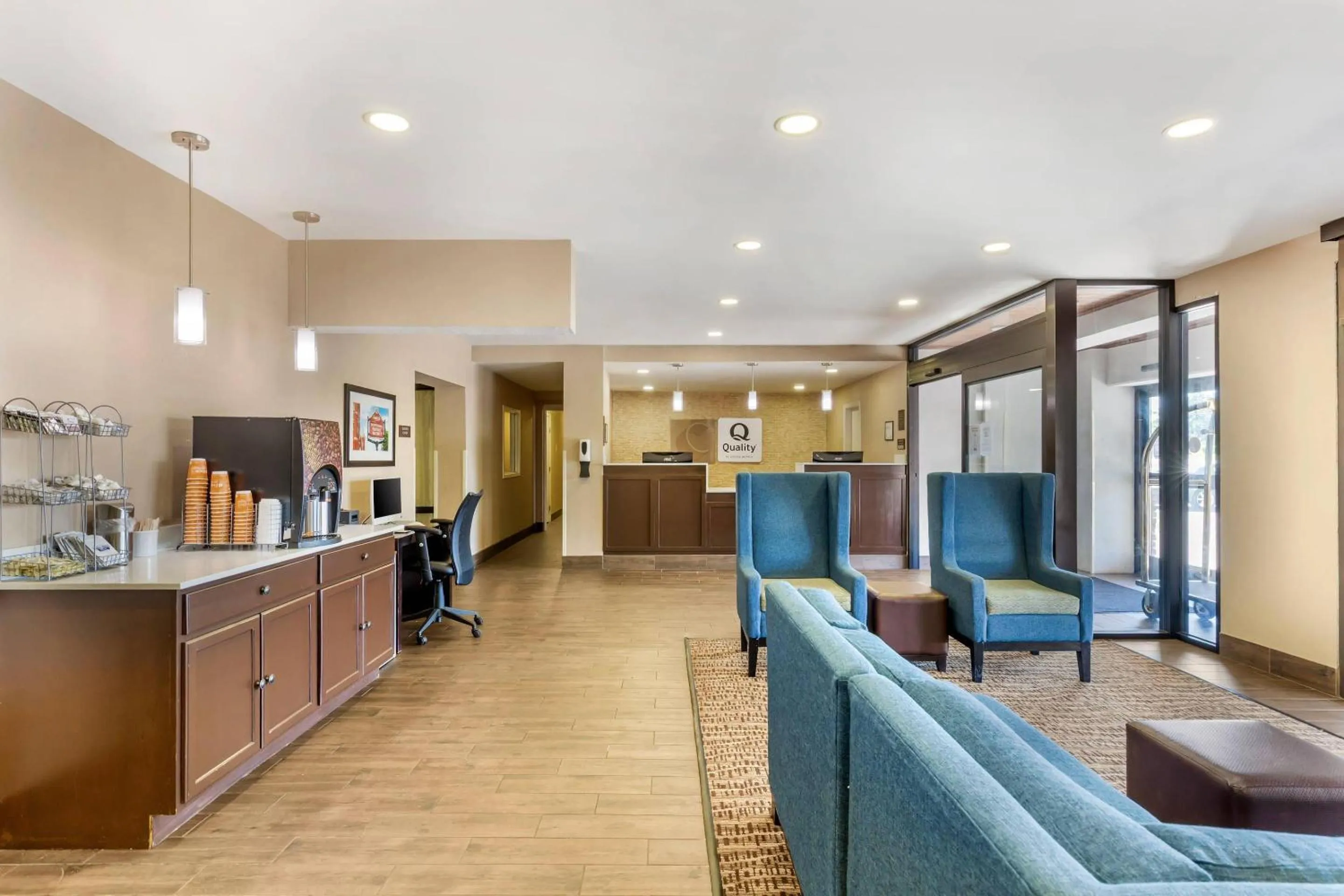Lobby or reception in Quality Inn & Suites Spring Lake - Fayetteville near Fort Bragg