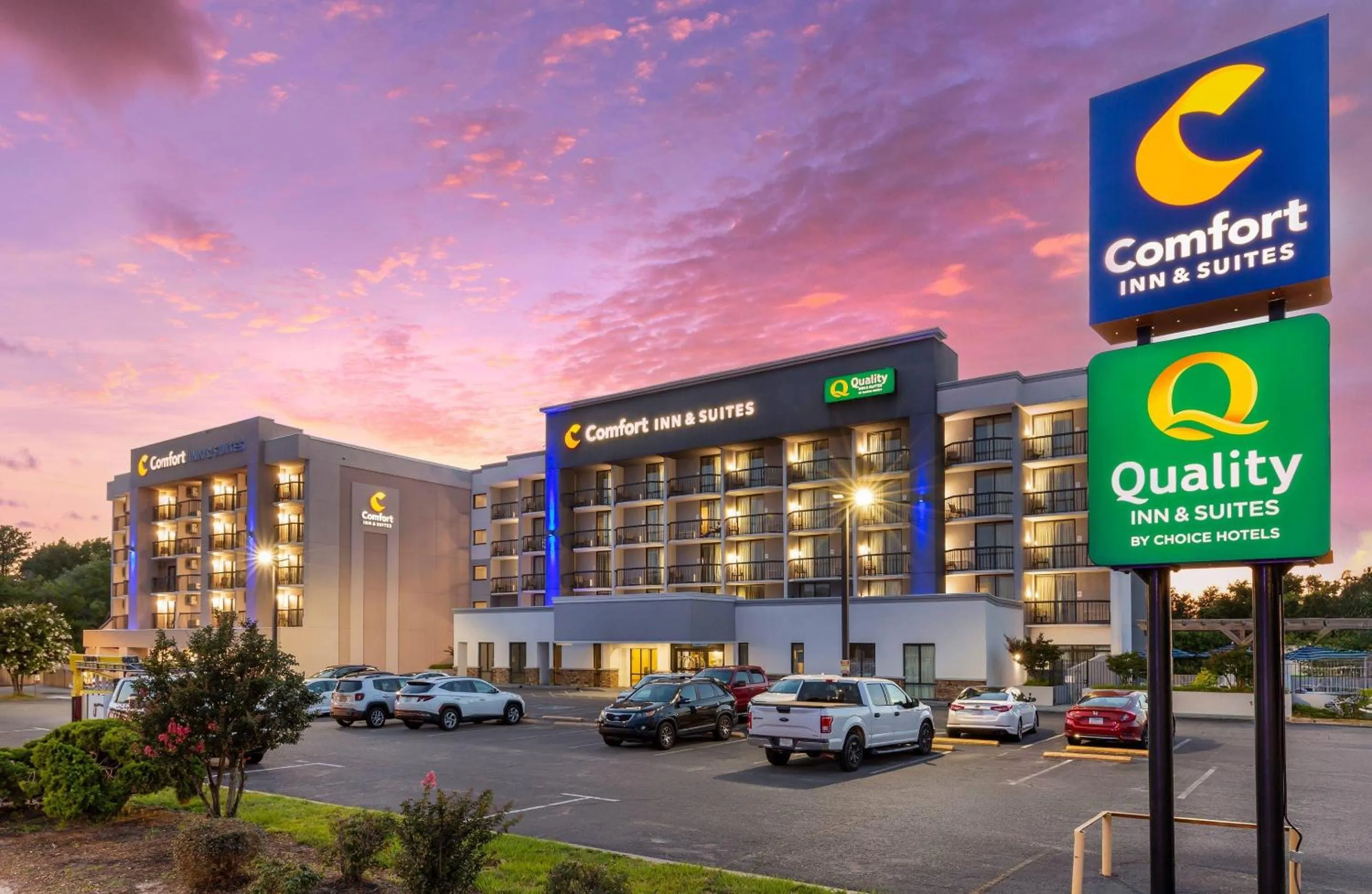 Property building in Quality Inn & Suites Spring Lake - Fayetteville near Fort Bragg