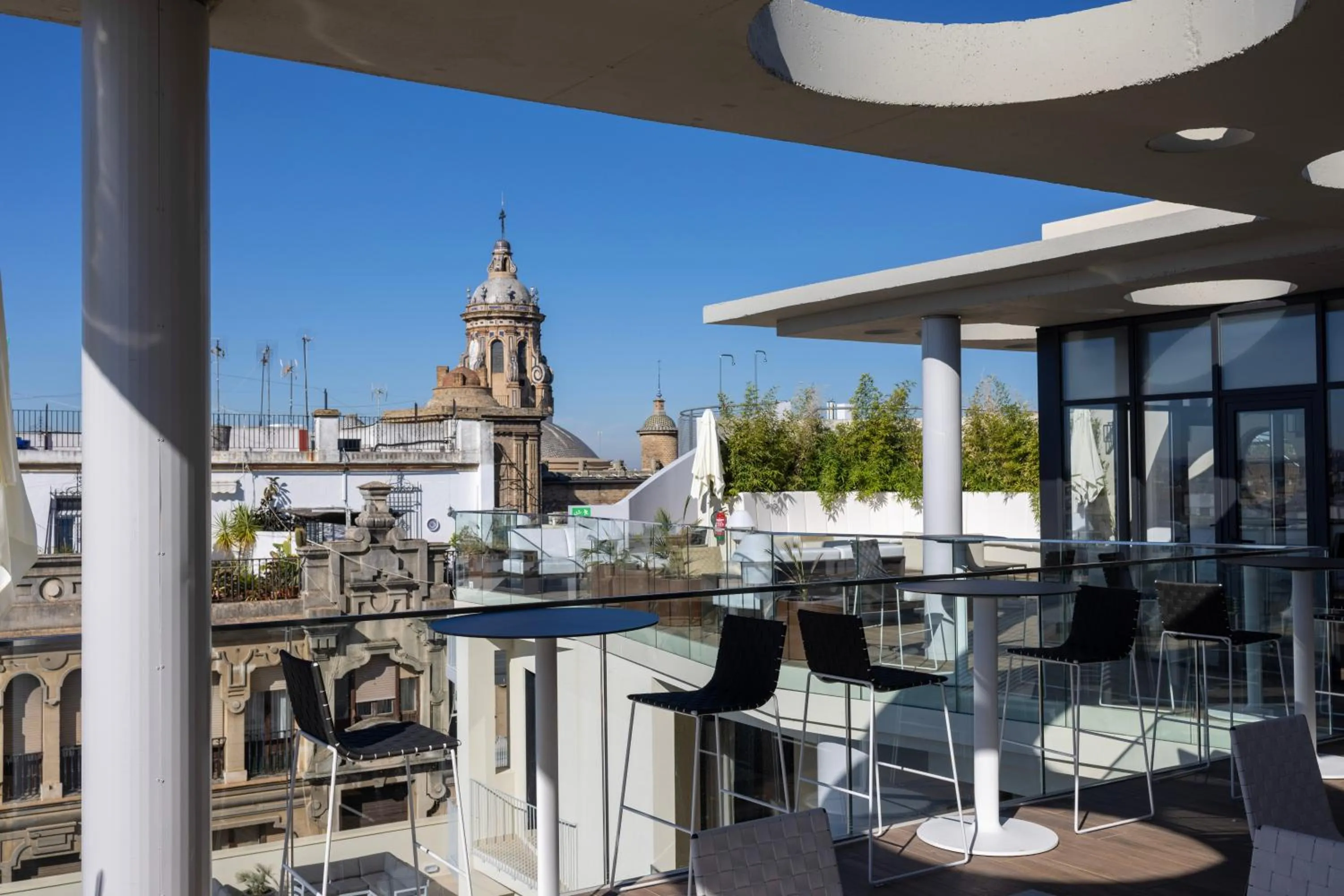 Balcony/Terrace in abba Sevilla