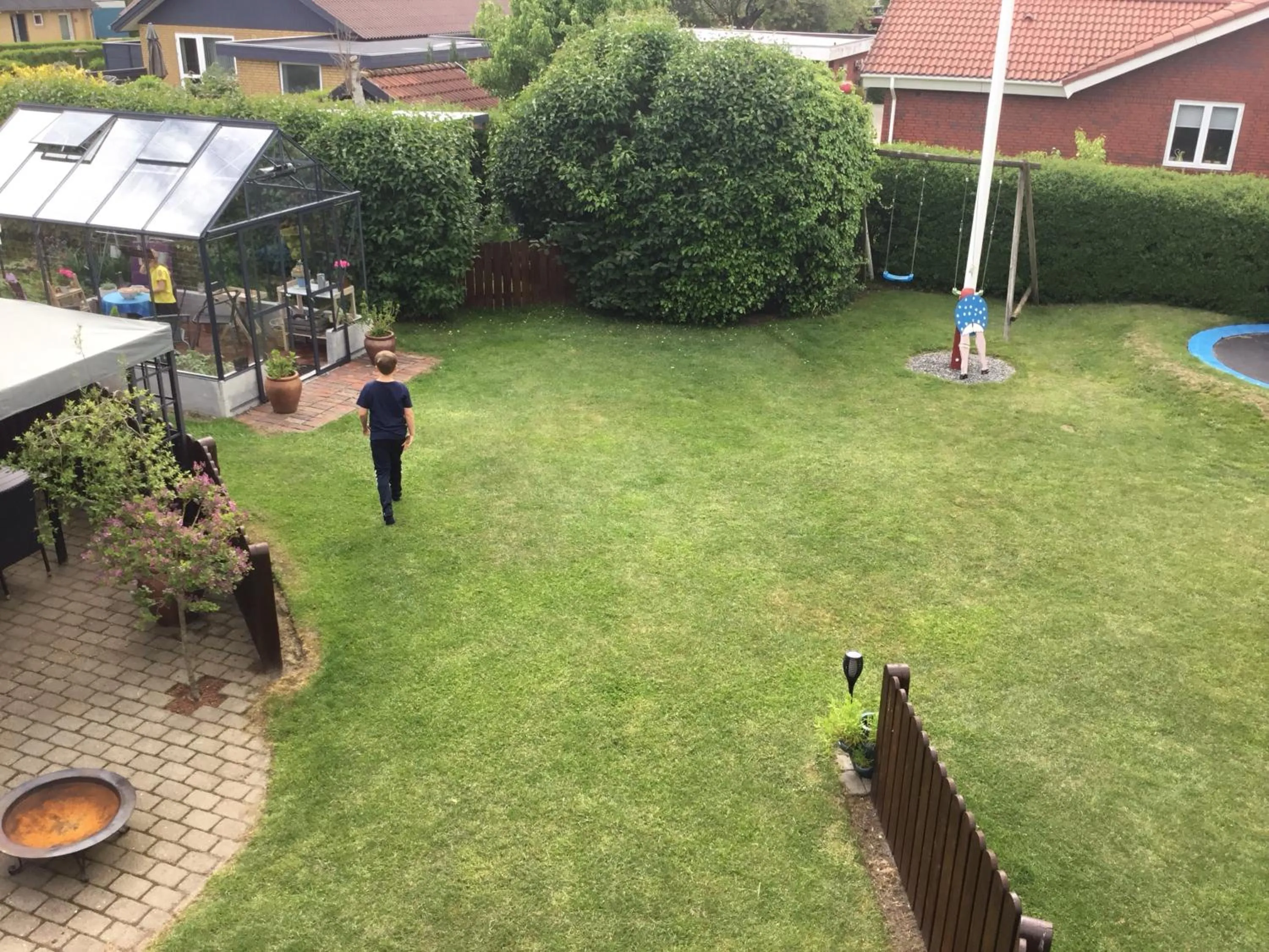 Garden view in Glejbjerg Bed and Breakfast