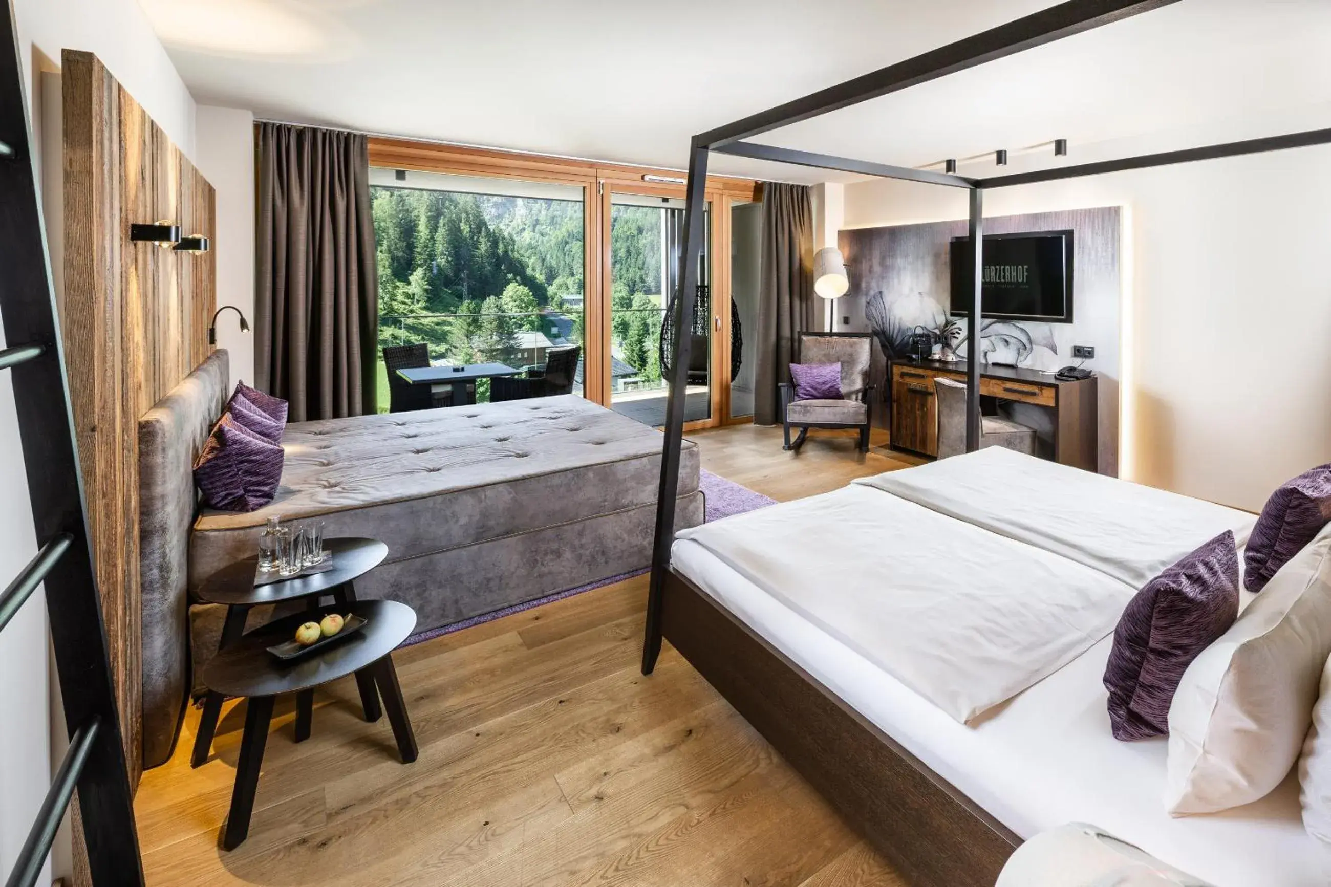 Suite with Loggia and Mountain View in Lürzerhof - luxury nature spa Suite with Loggia and Mountain View in Lürzerhof - luxury nature spa