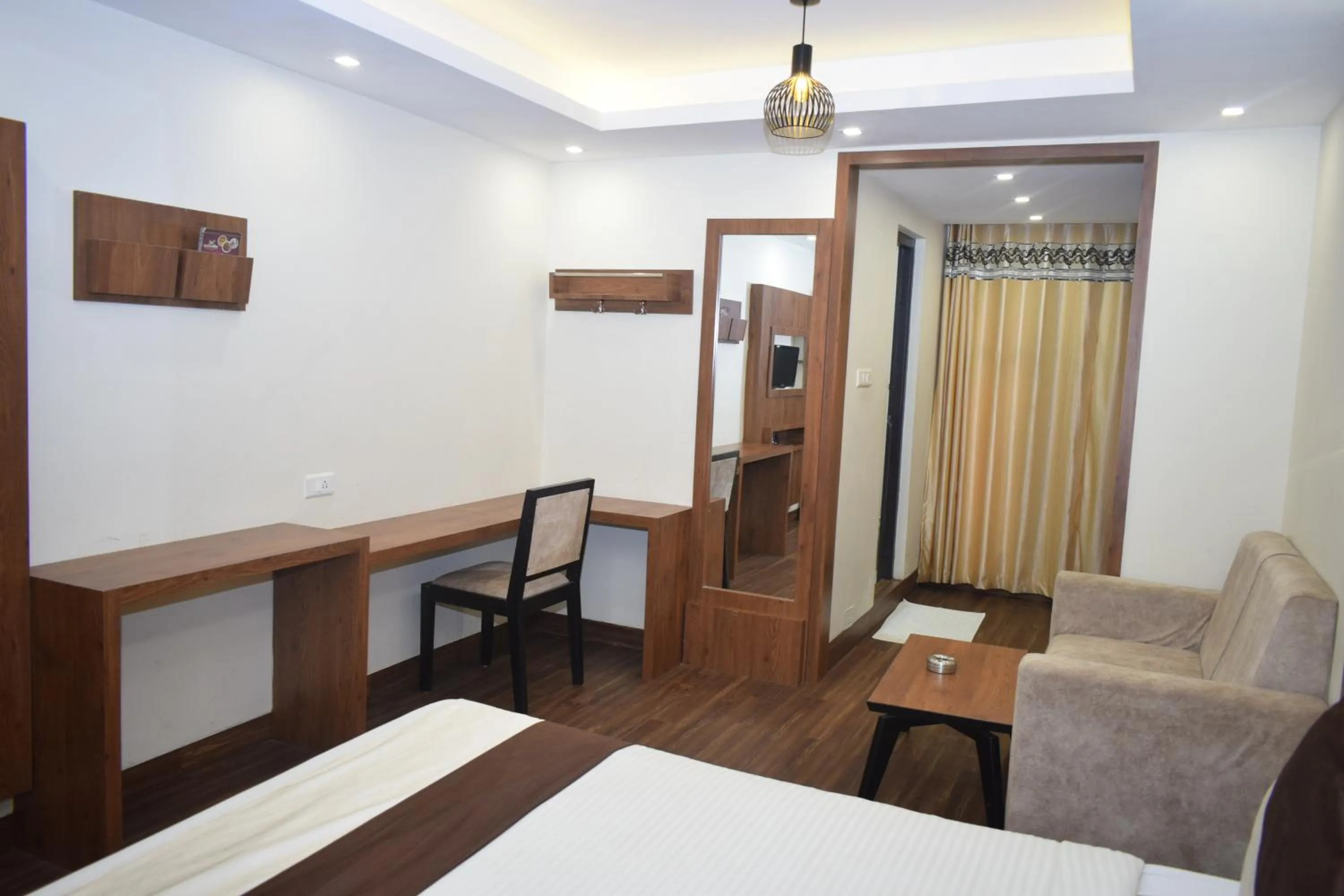 Living room, Bed in Hotel Apple Valley