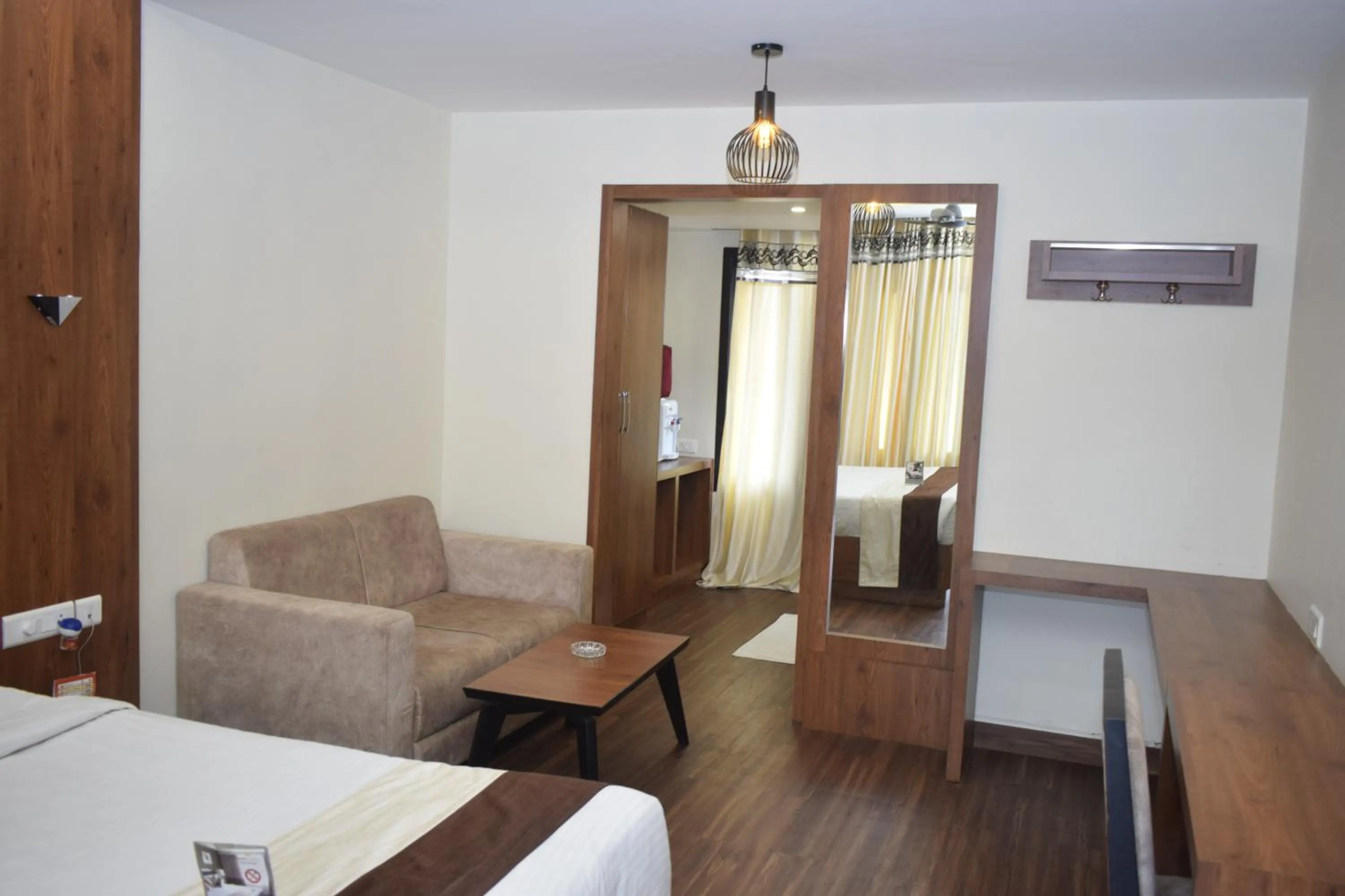 Living room, Bed in Hotel Apple Valley