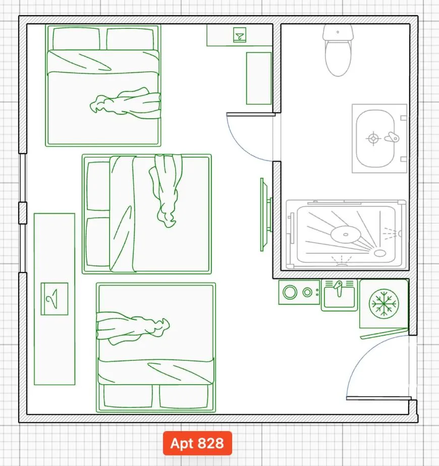 Photo of the whole room in Studios in New York