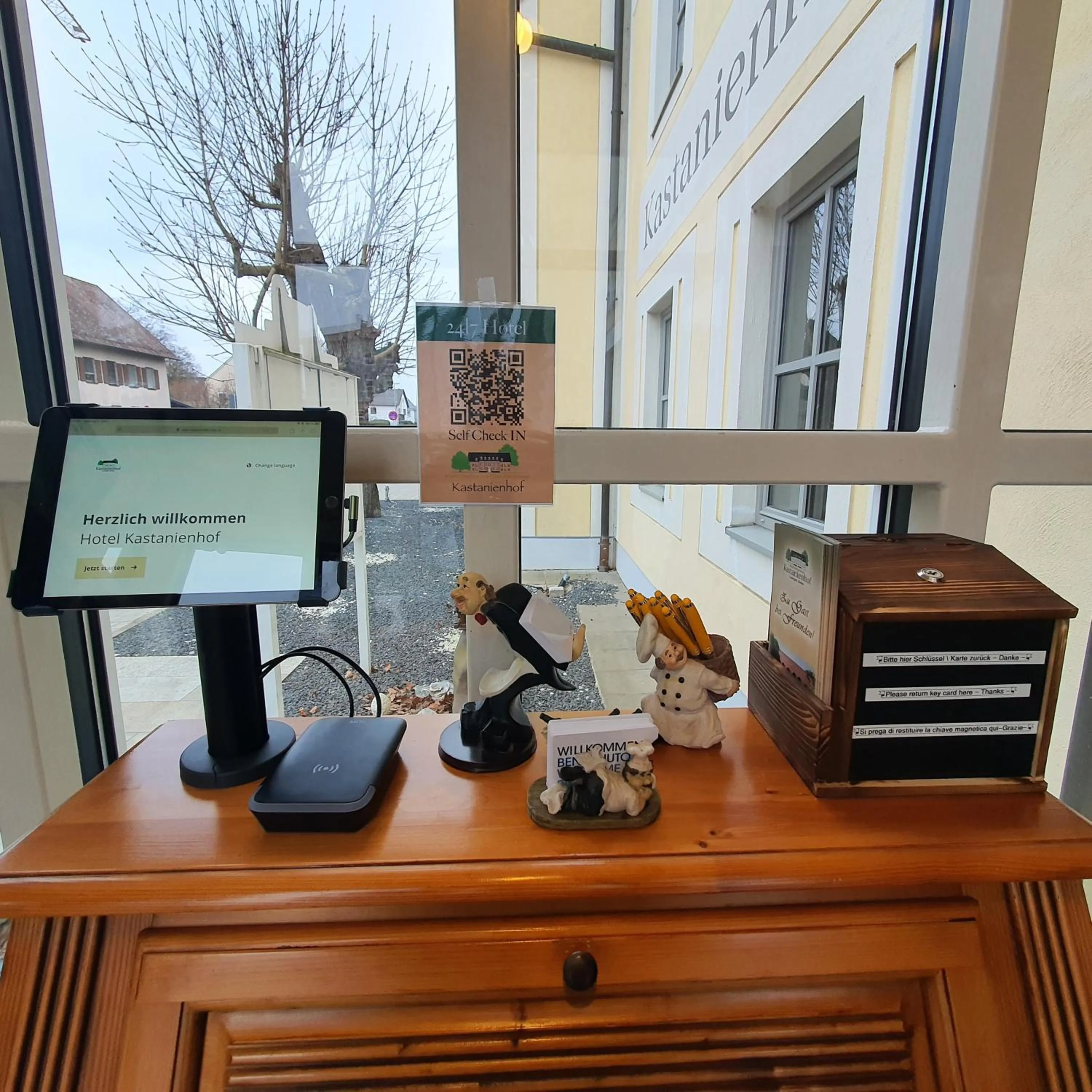 Lobby or reception in Hotel - Restaurant Kastanienhof Lauingen