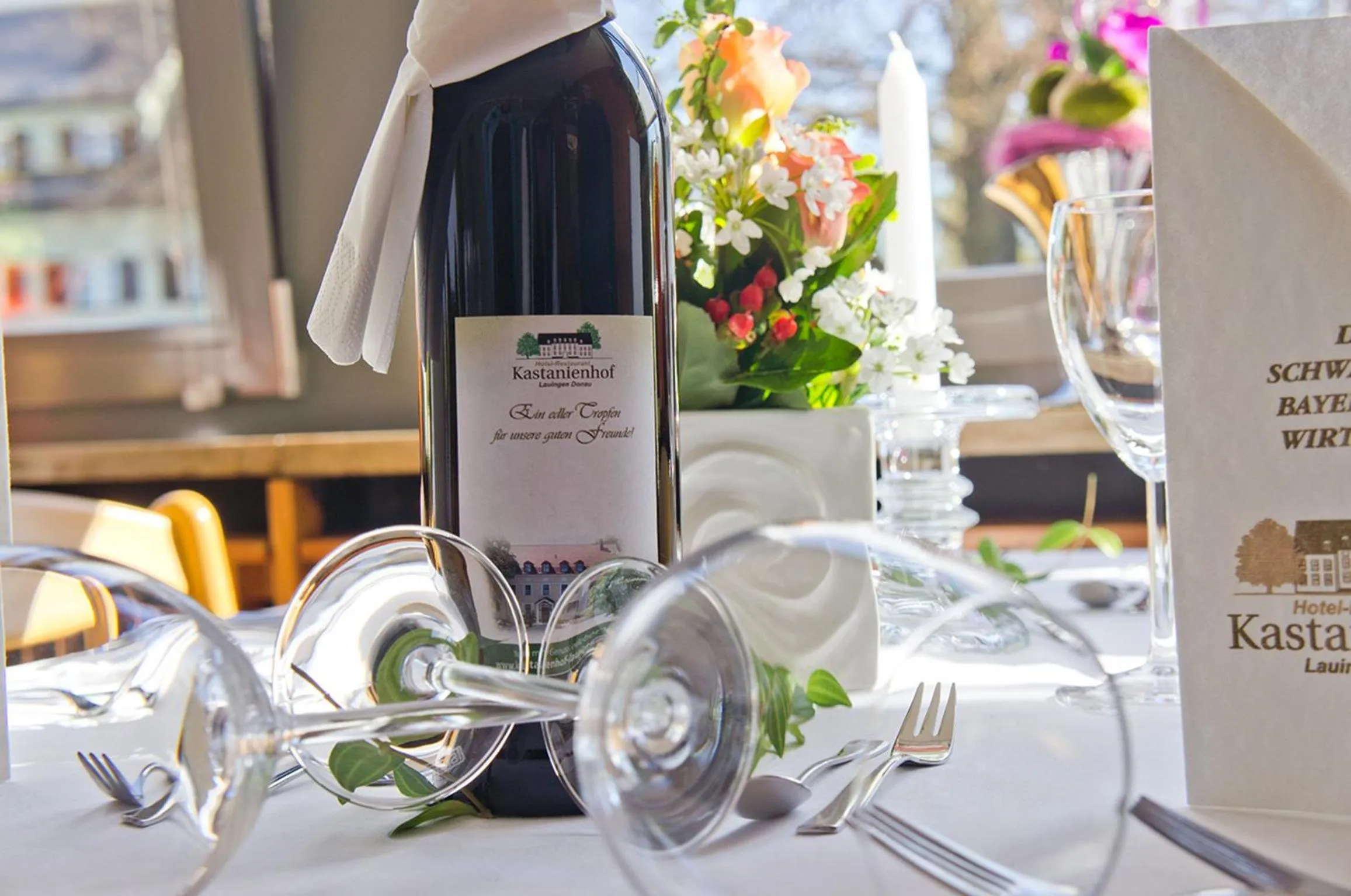 Alcoholic drinks in Hotel - Restaurant Kastanienhof Lauingen