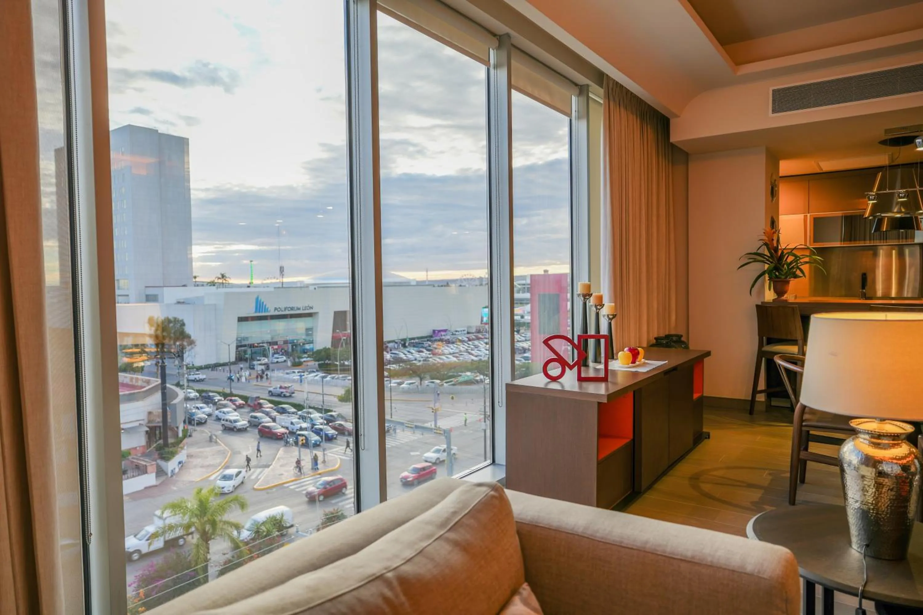 Living room in Metria Hotel