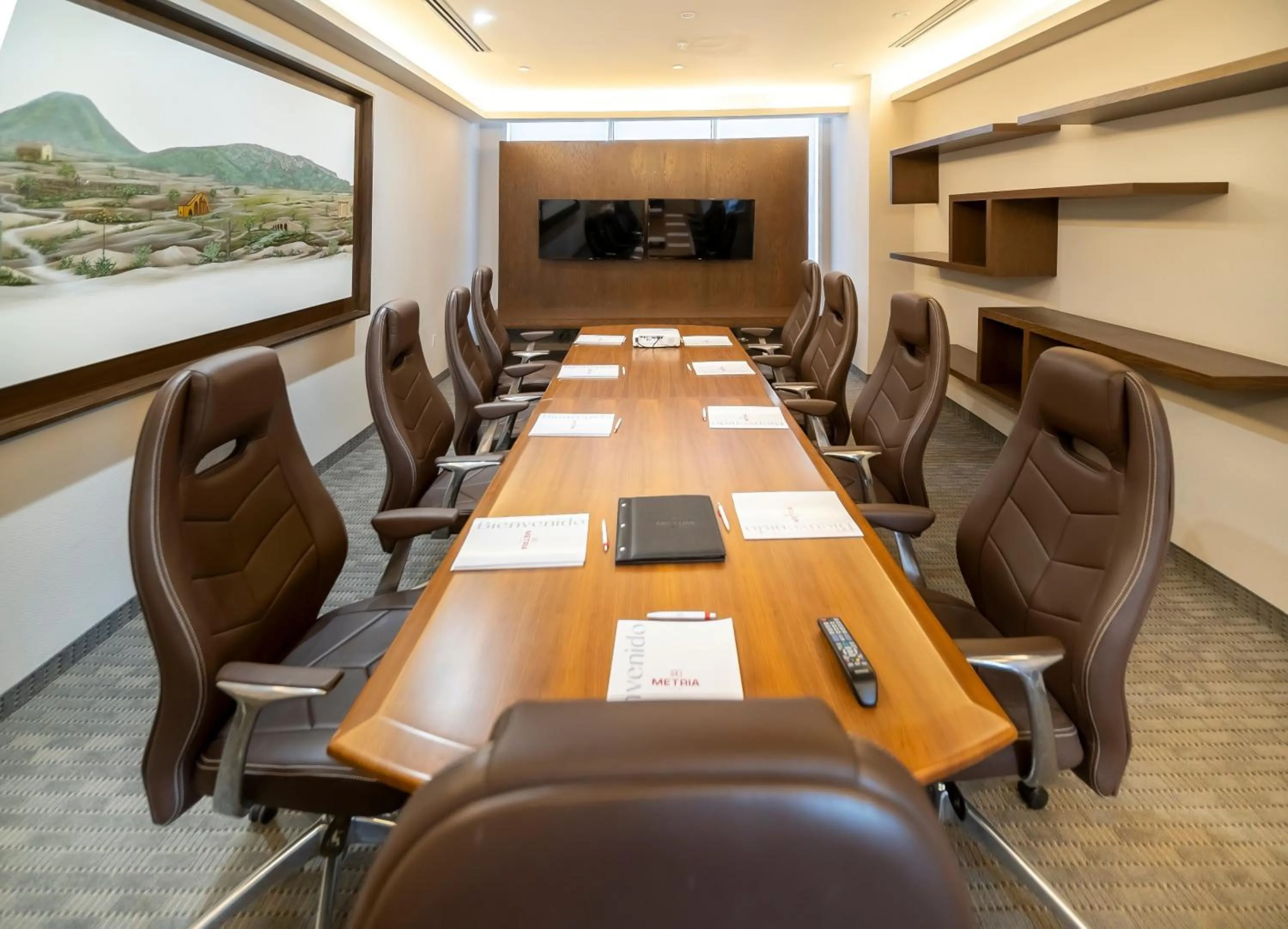 Seating area in Metria Hotel