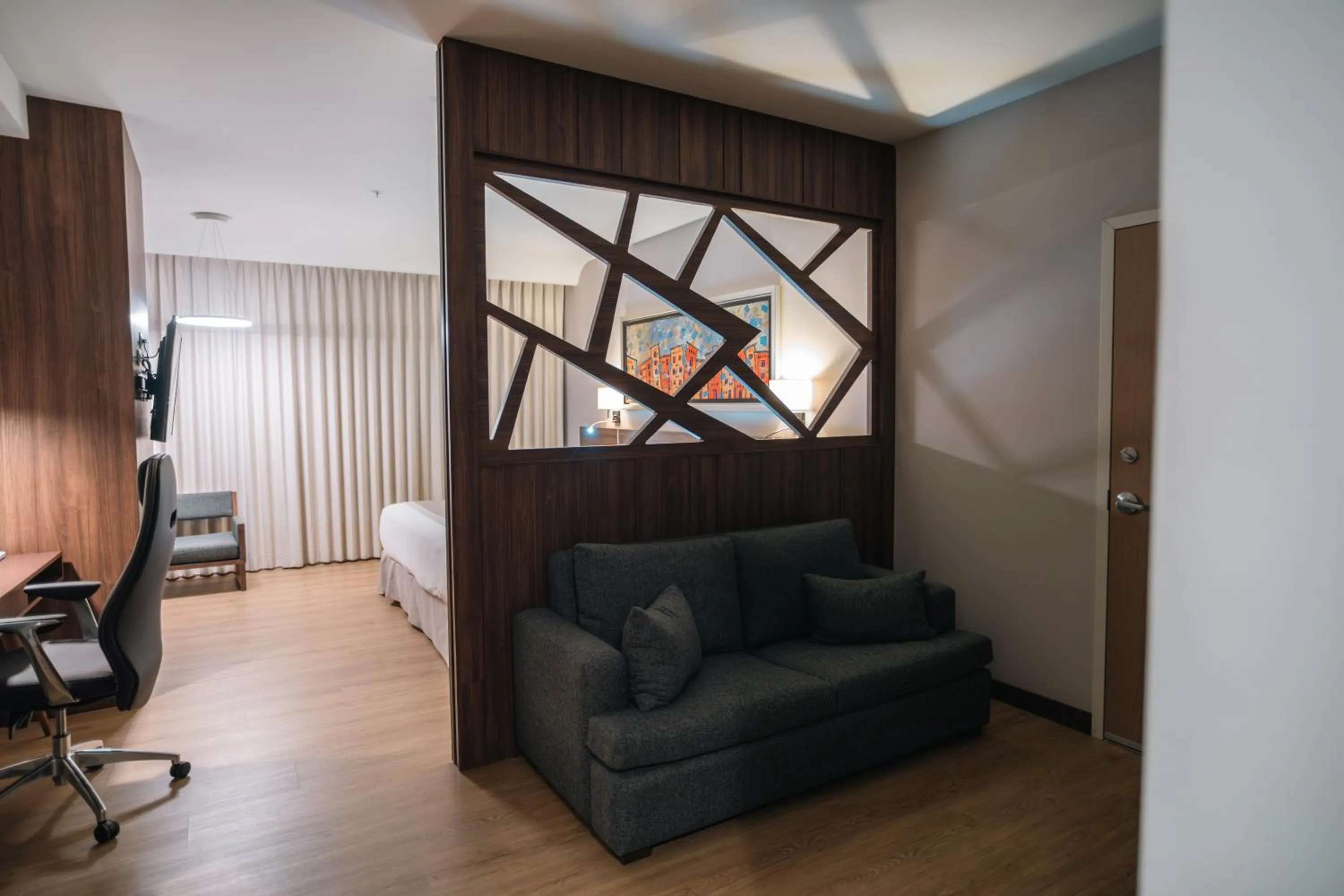 Living room in Metria Hotel