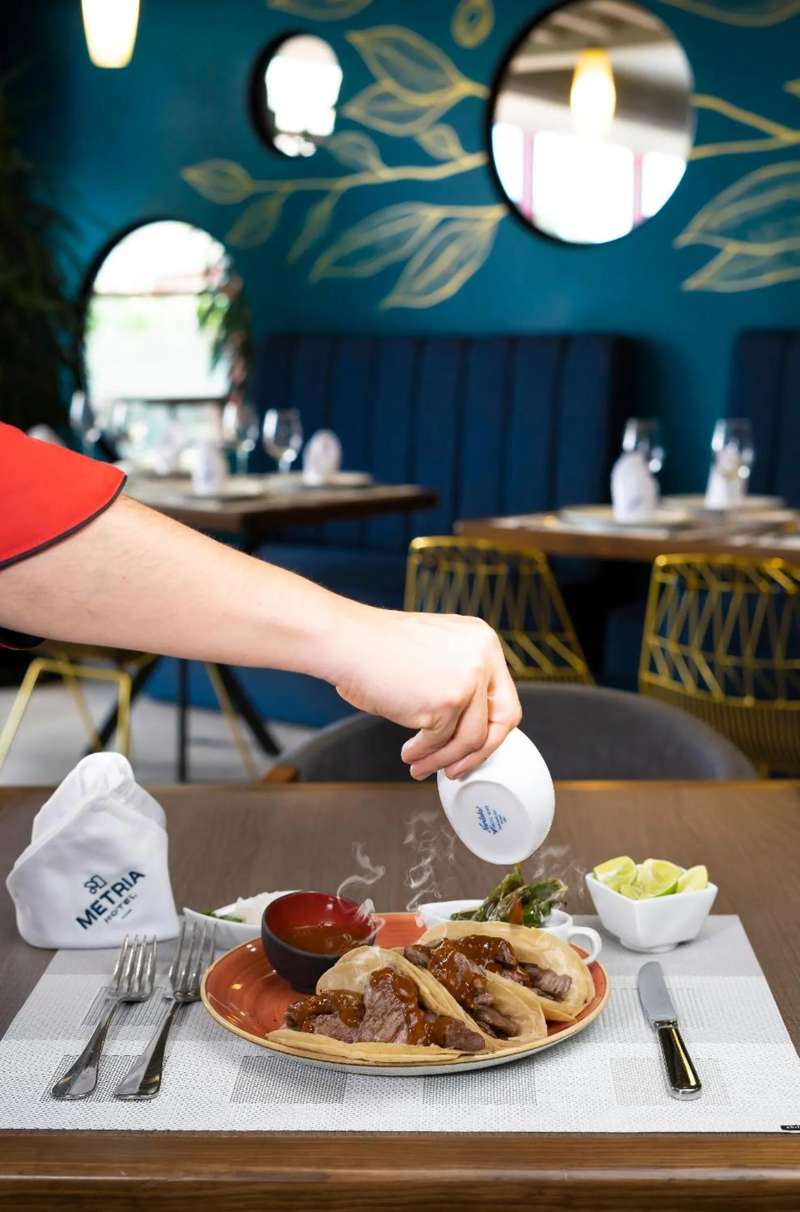 Food in Metria Hotel