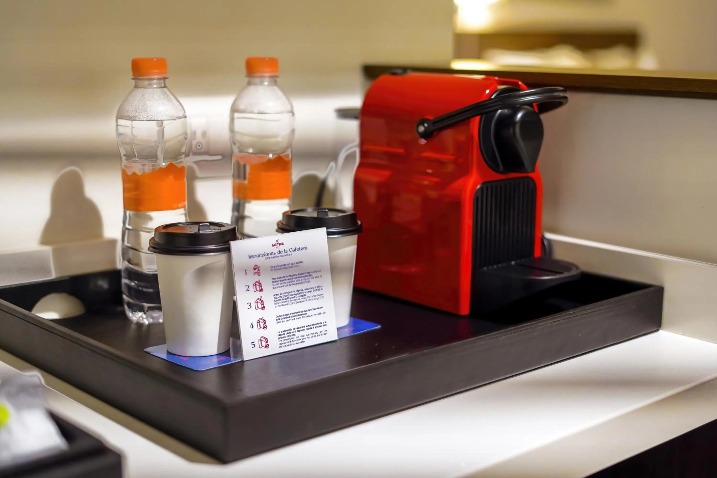 Coffee/tea facilities in Metria Hotel