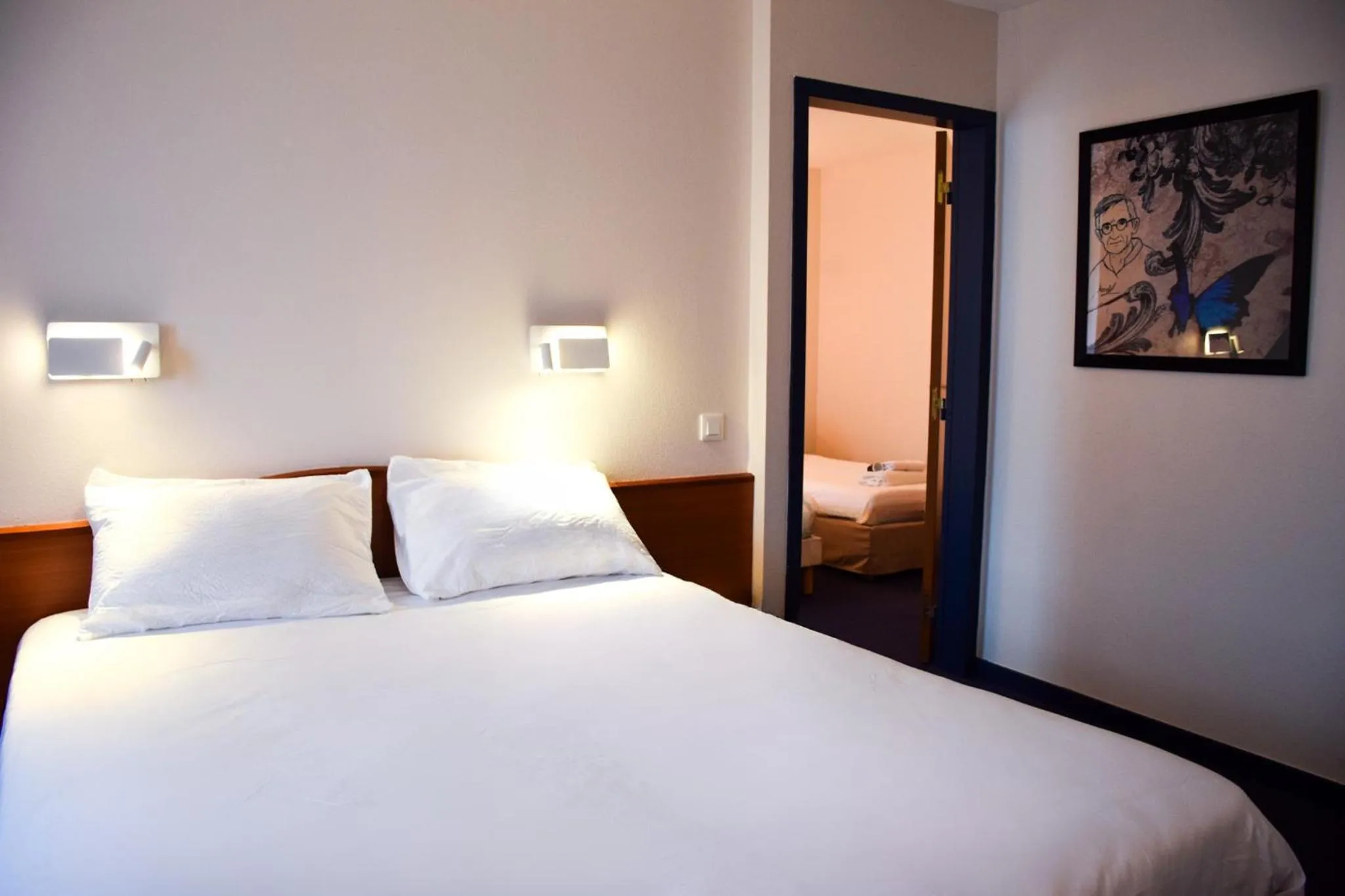 Bedroom, Bed in B&B HOTEL Rodez Bourran