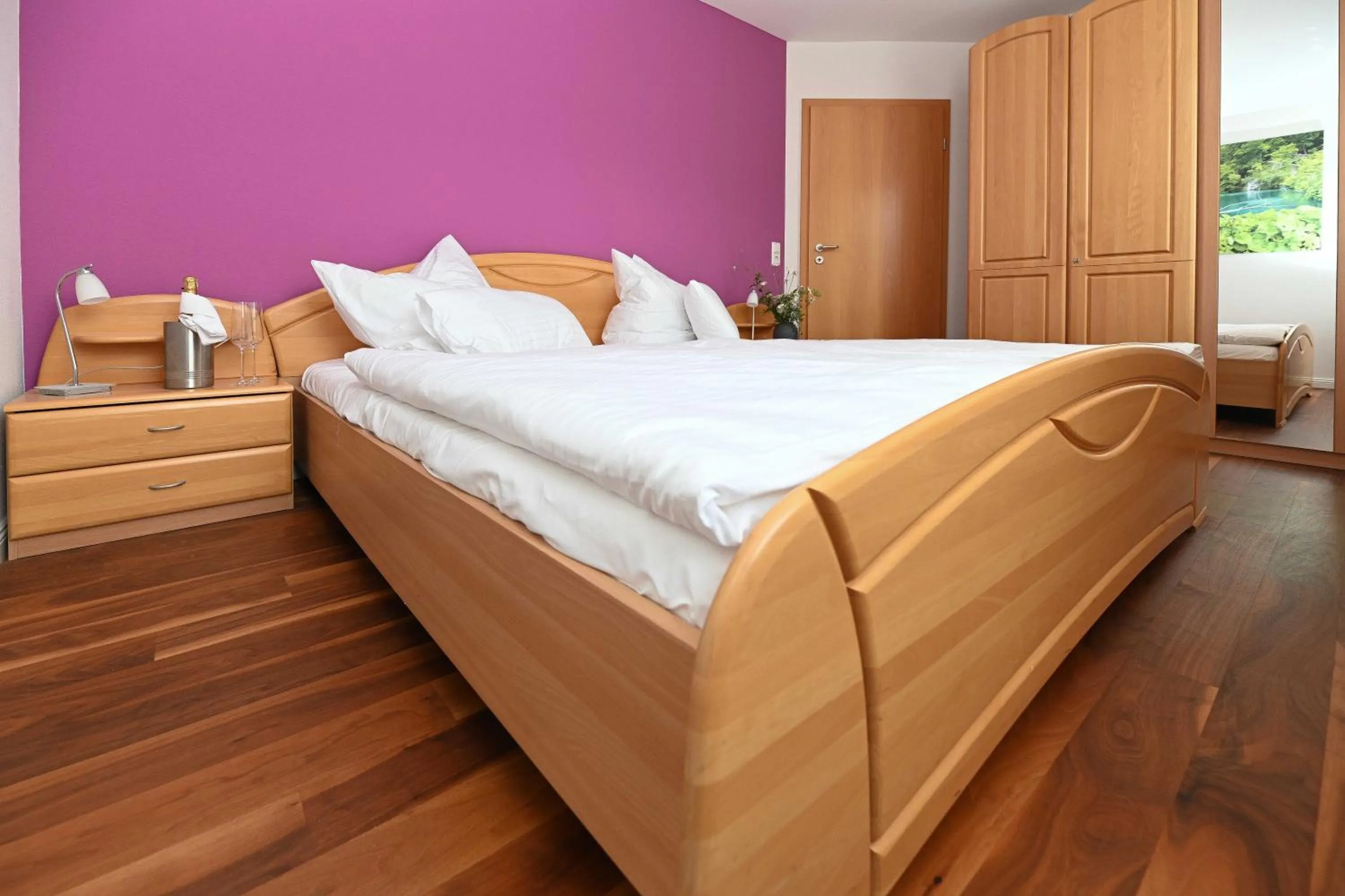 Bed in Hotel Restaurant Luise