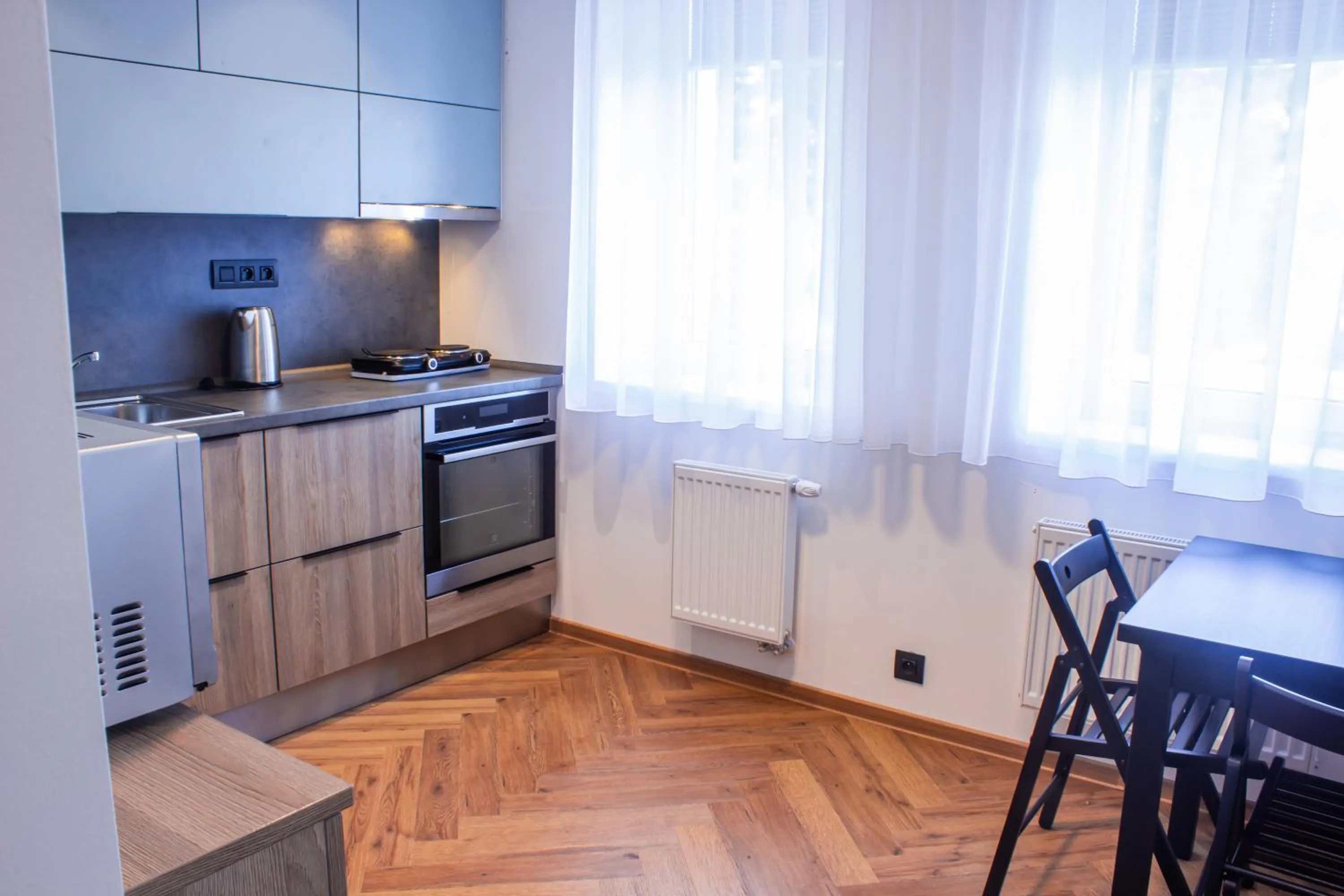 Kitchen or kitchenette in Hotel Diana