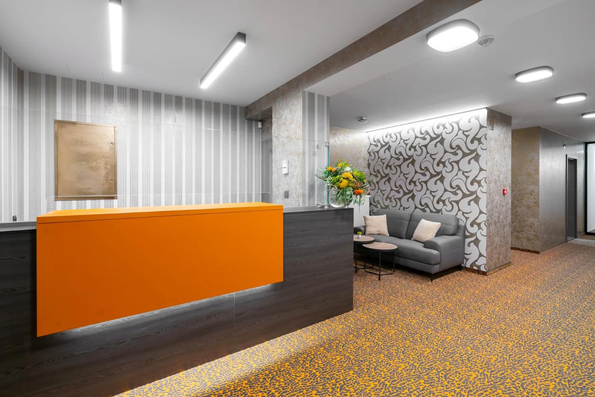 Lobby or reception in Hotel Diana