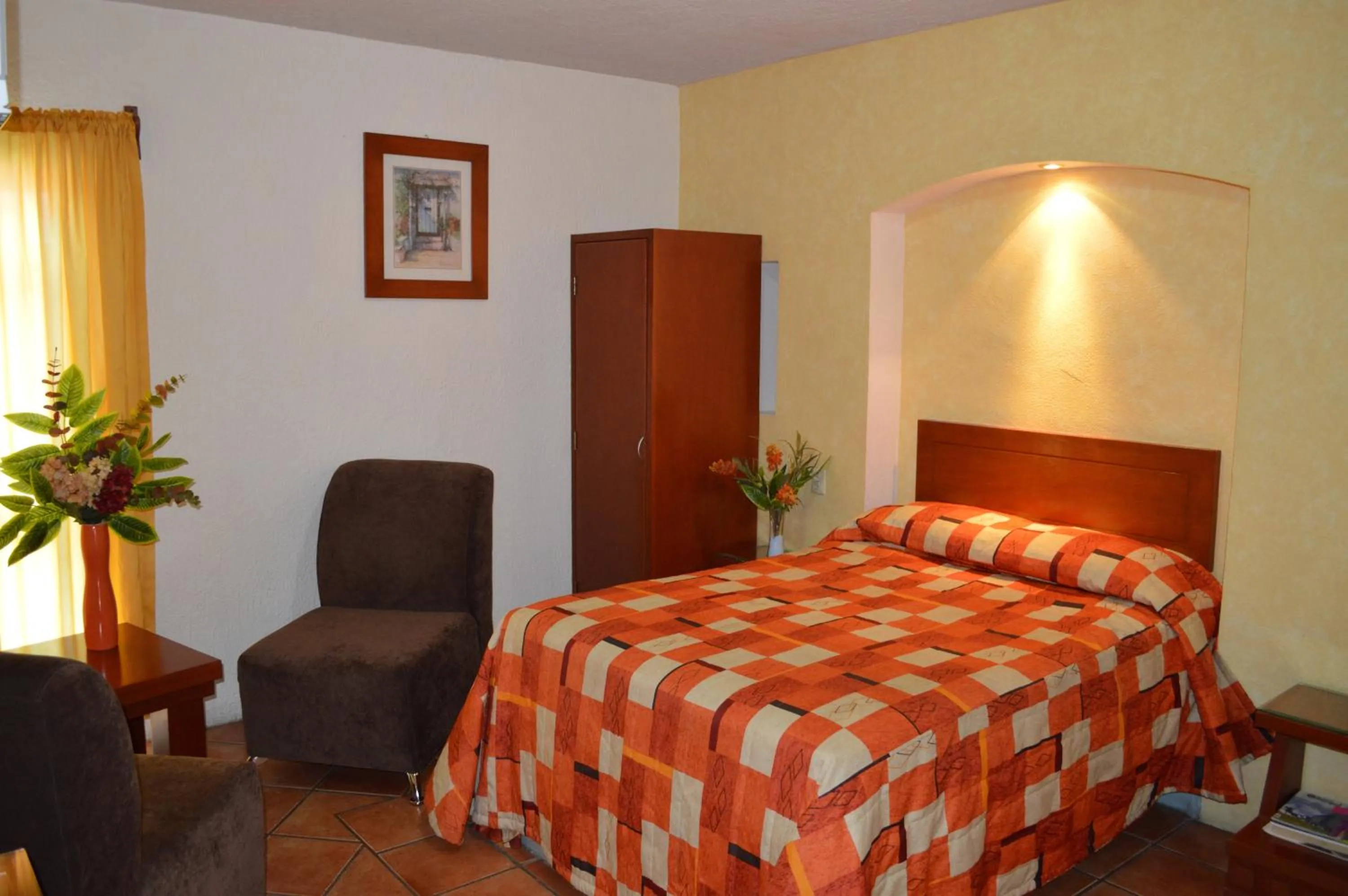 Bed in Hotel La Rienda Mision Tequillan