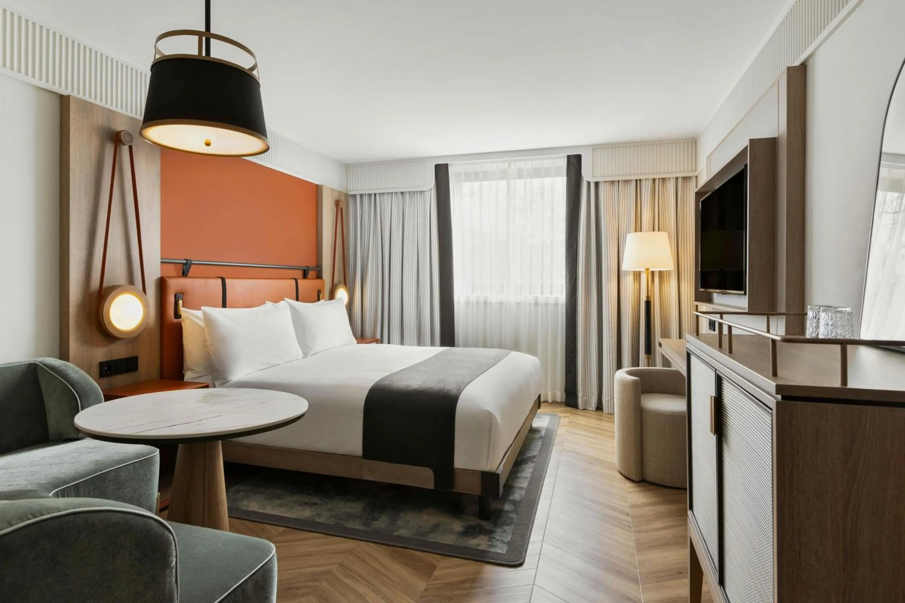 Photo of the whole room, Bed in Imperial Riding School, Autograph Collection