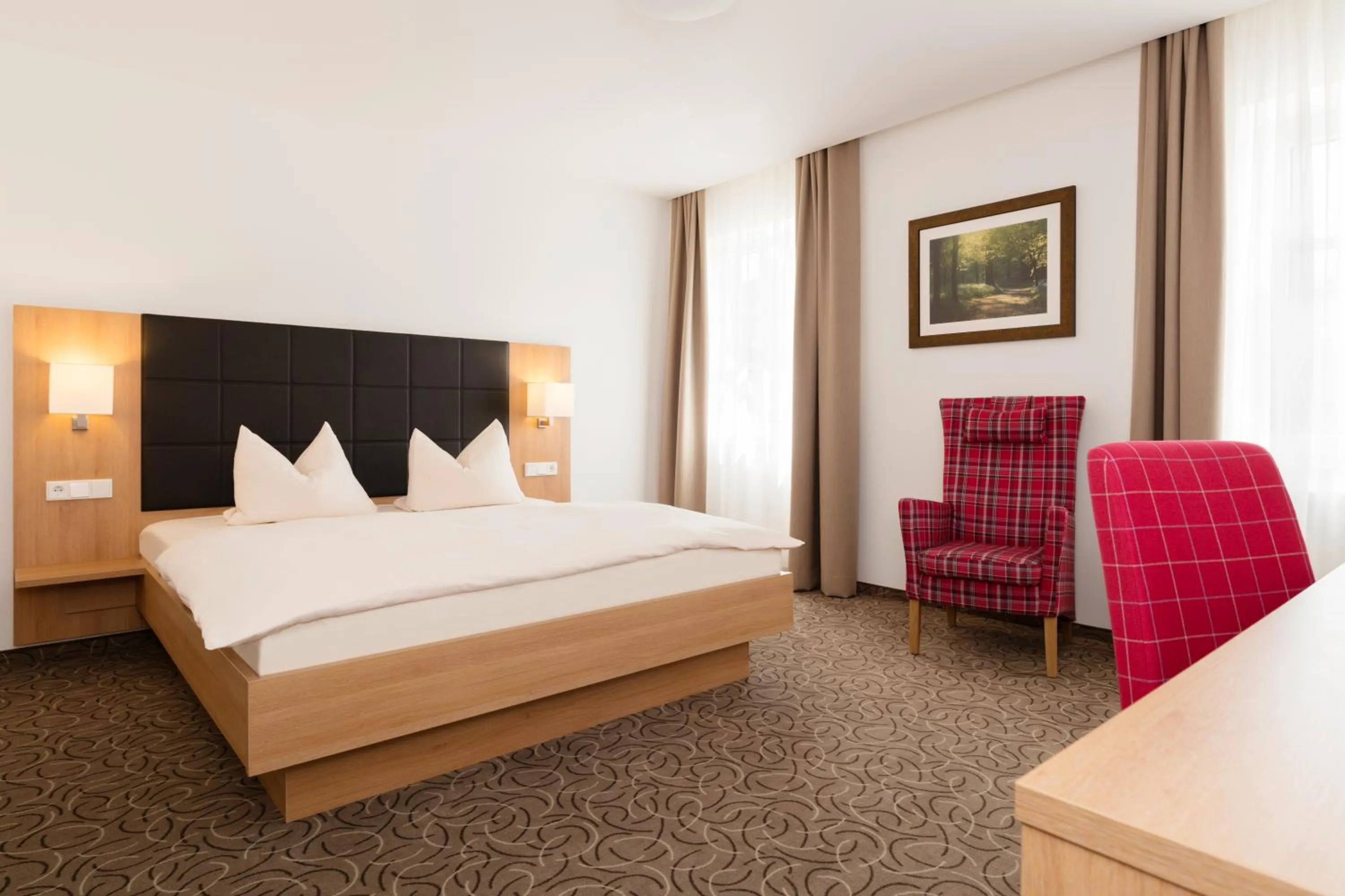 Day, Bed in Gasthof Lerner