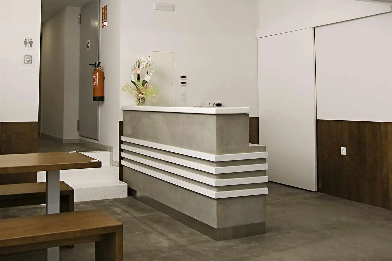 Lobby or reception in A Filla do Mar