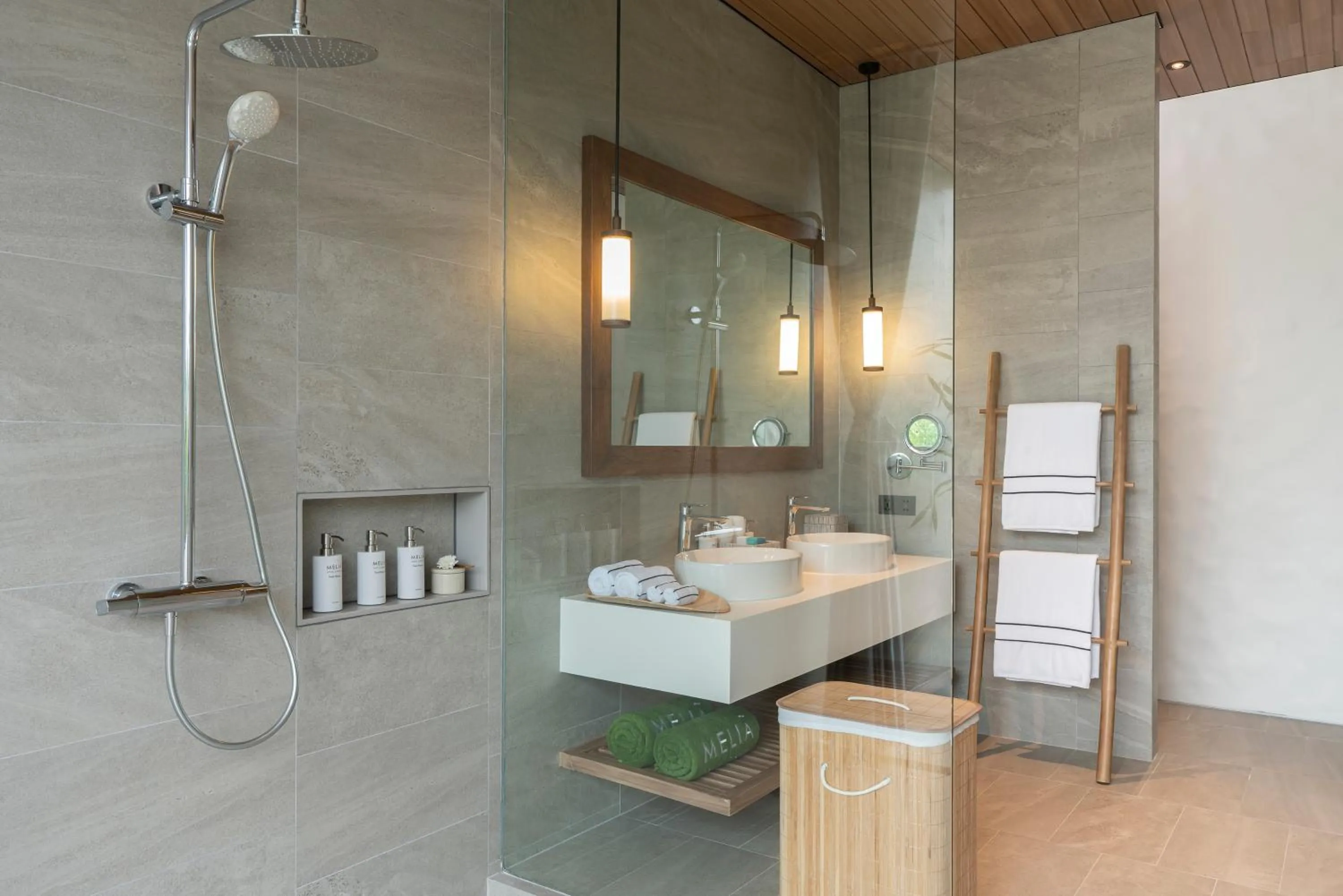 Shower in Meliá Phuket Mai Khao