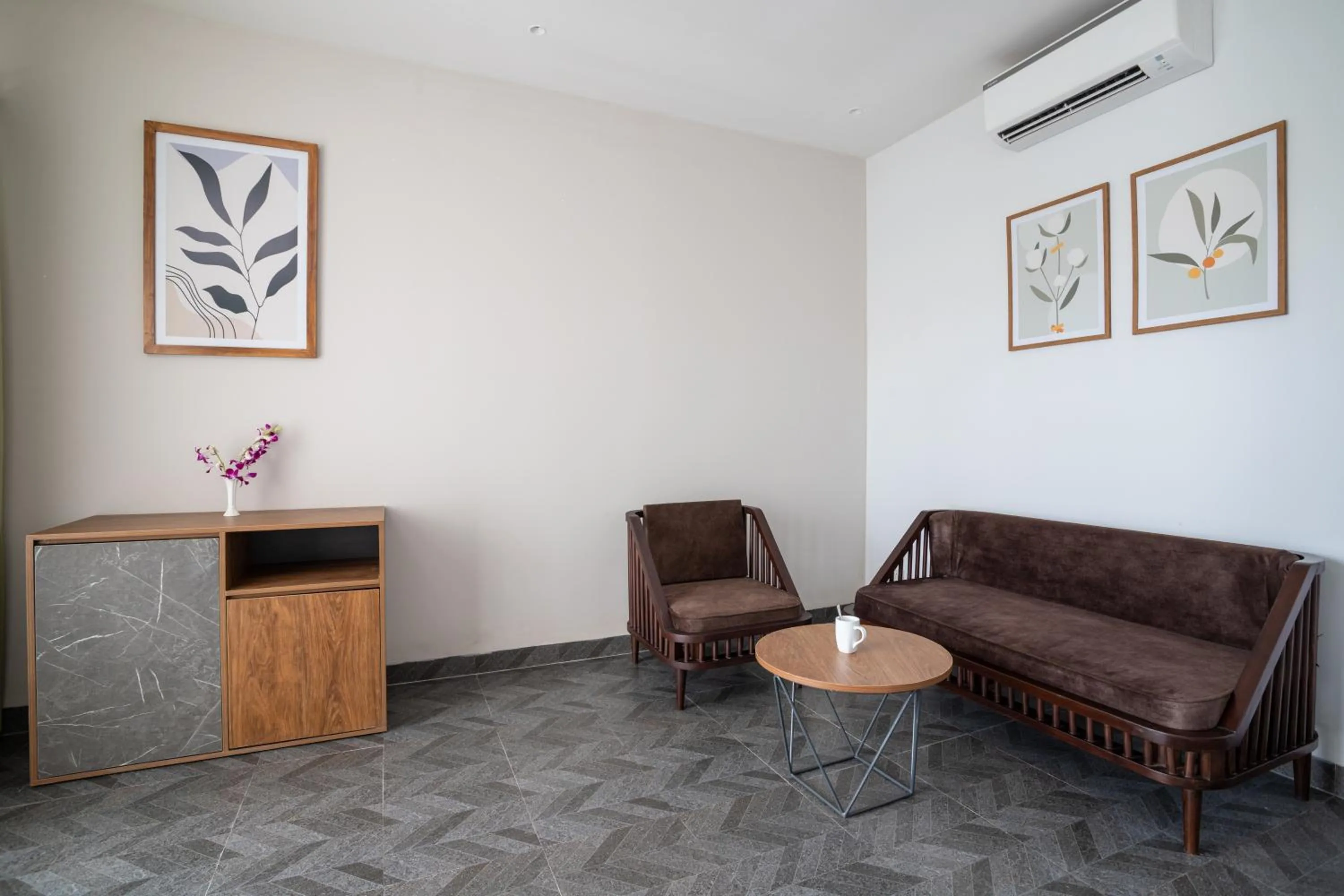 Living room in Sibaya Beach Resort, Morjim