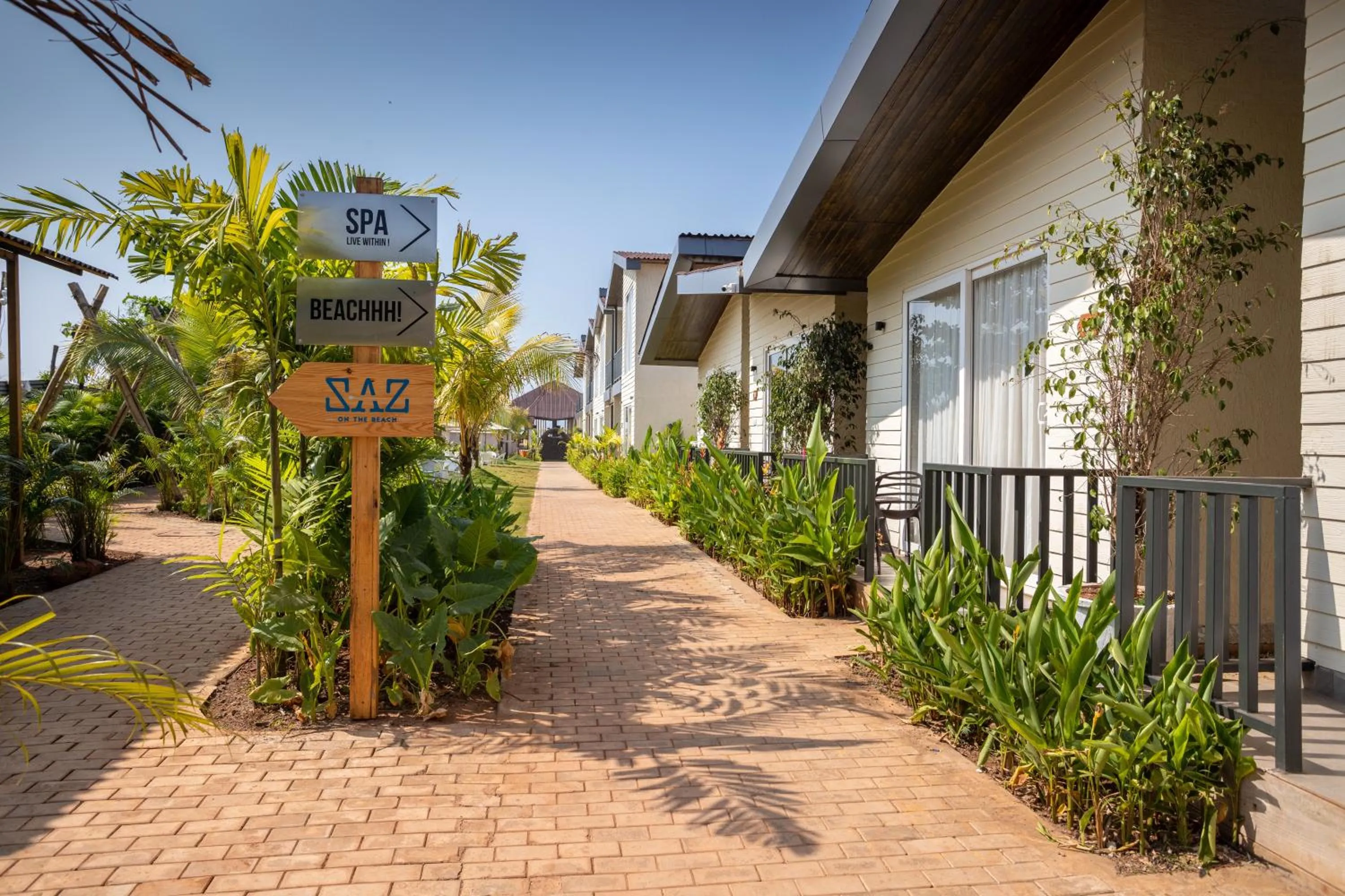 Facade/entrance in Sibaya Beach Resort, Morjim