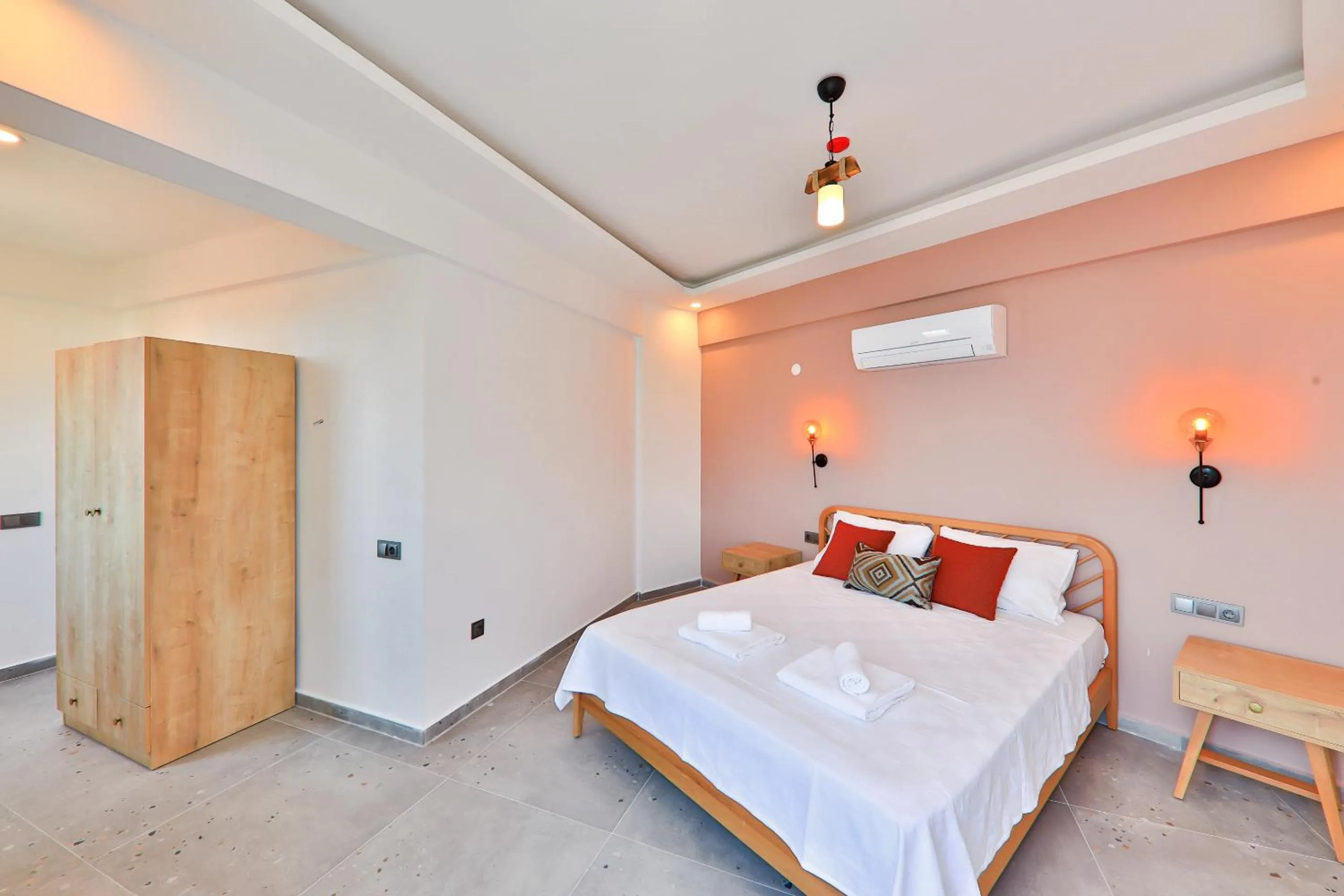 Bed in Happy Kaş Apart