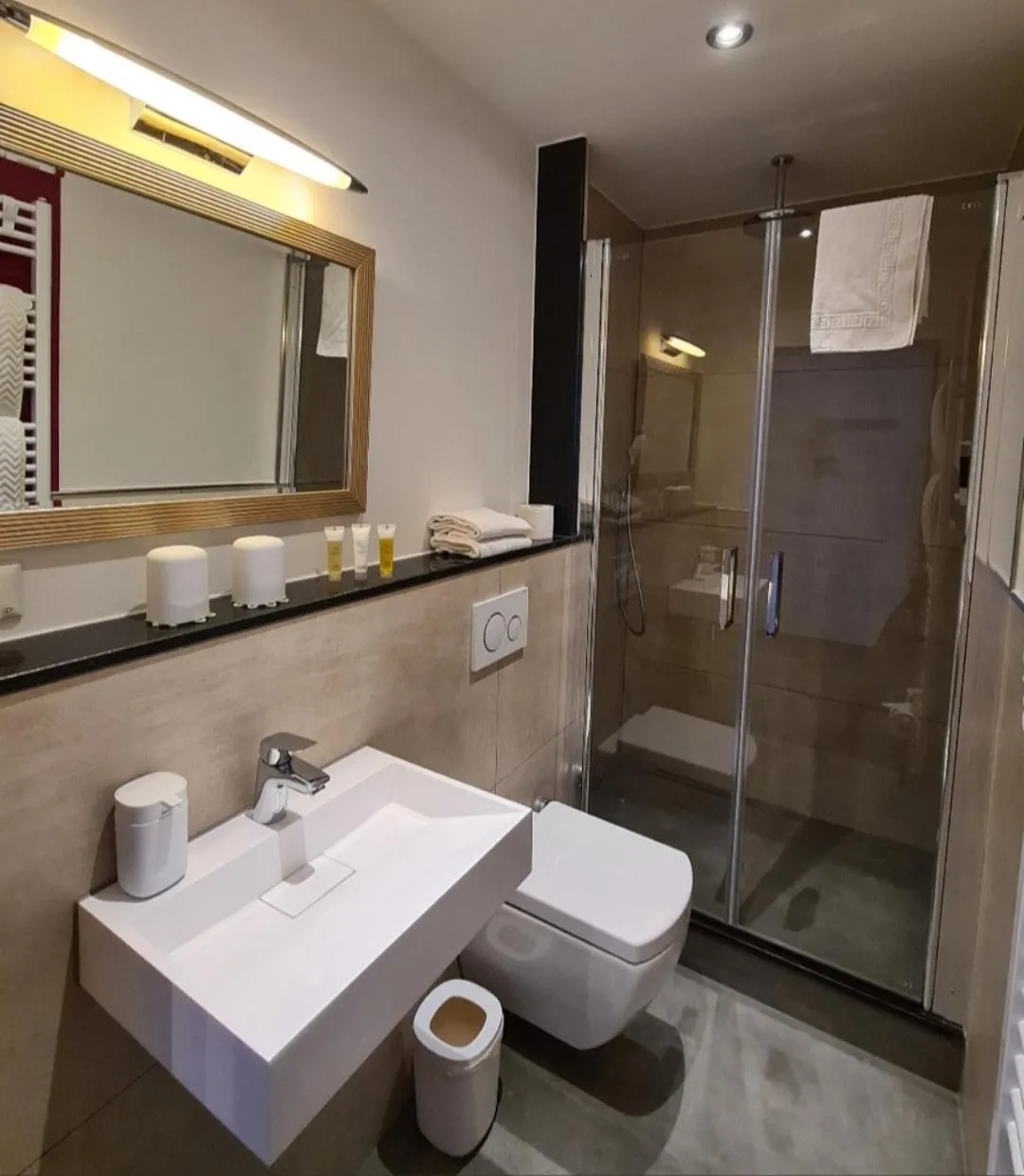 Bathroom in Hotel Aleo