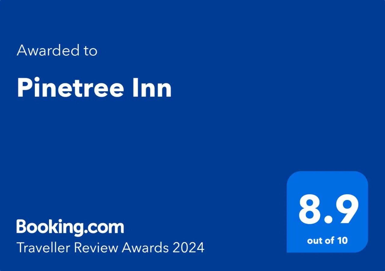 Certificate/Award in Pinetree Inn
