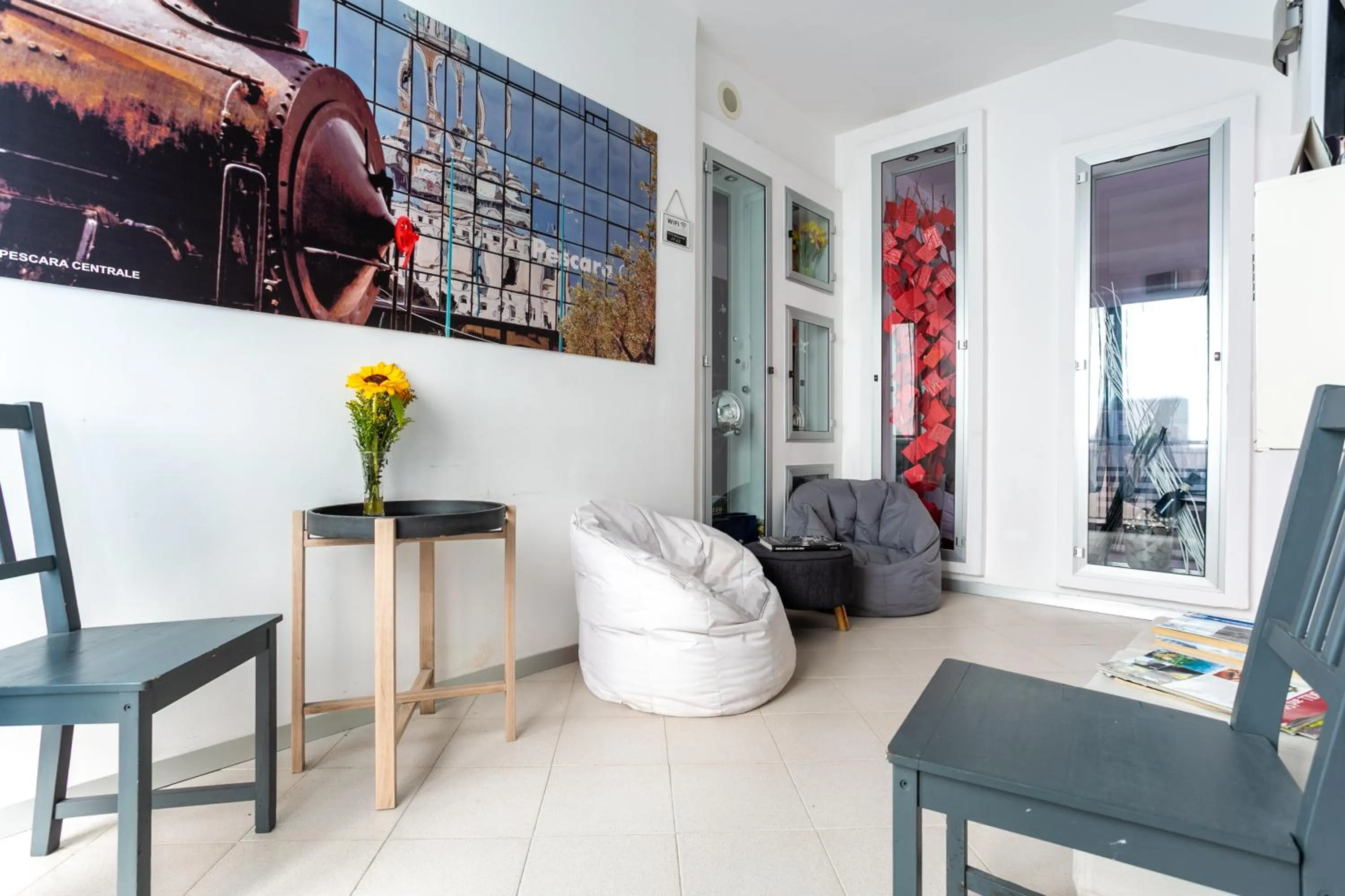 Lobby or reception in New Pescara City b&b