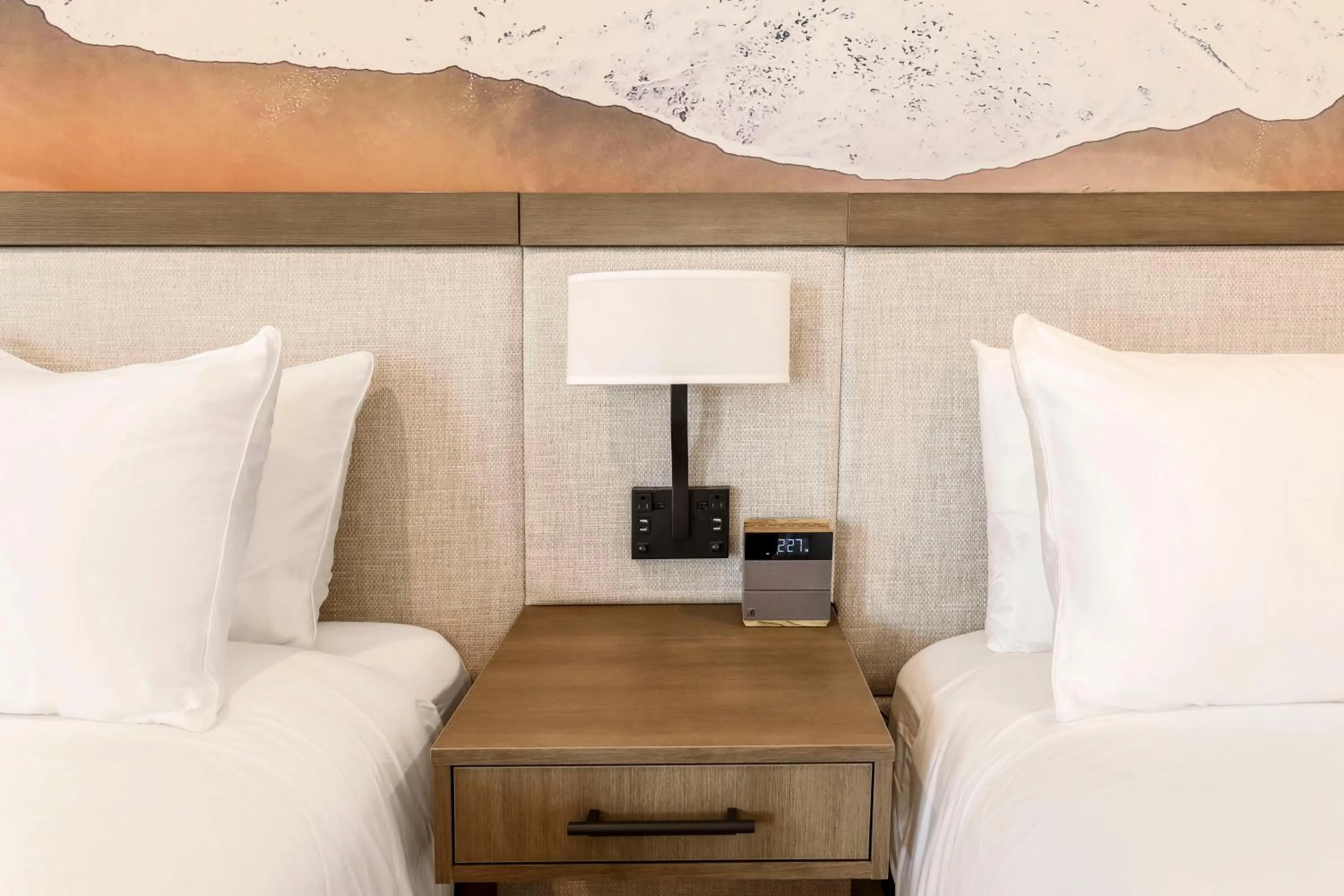 Bed in Del Mar Beach Hotel