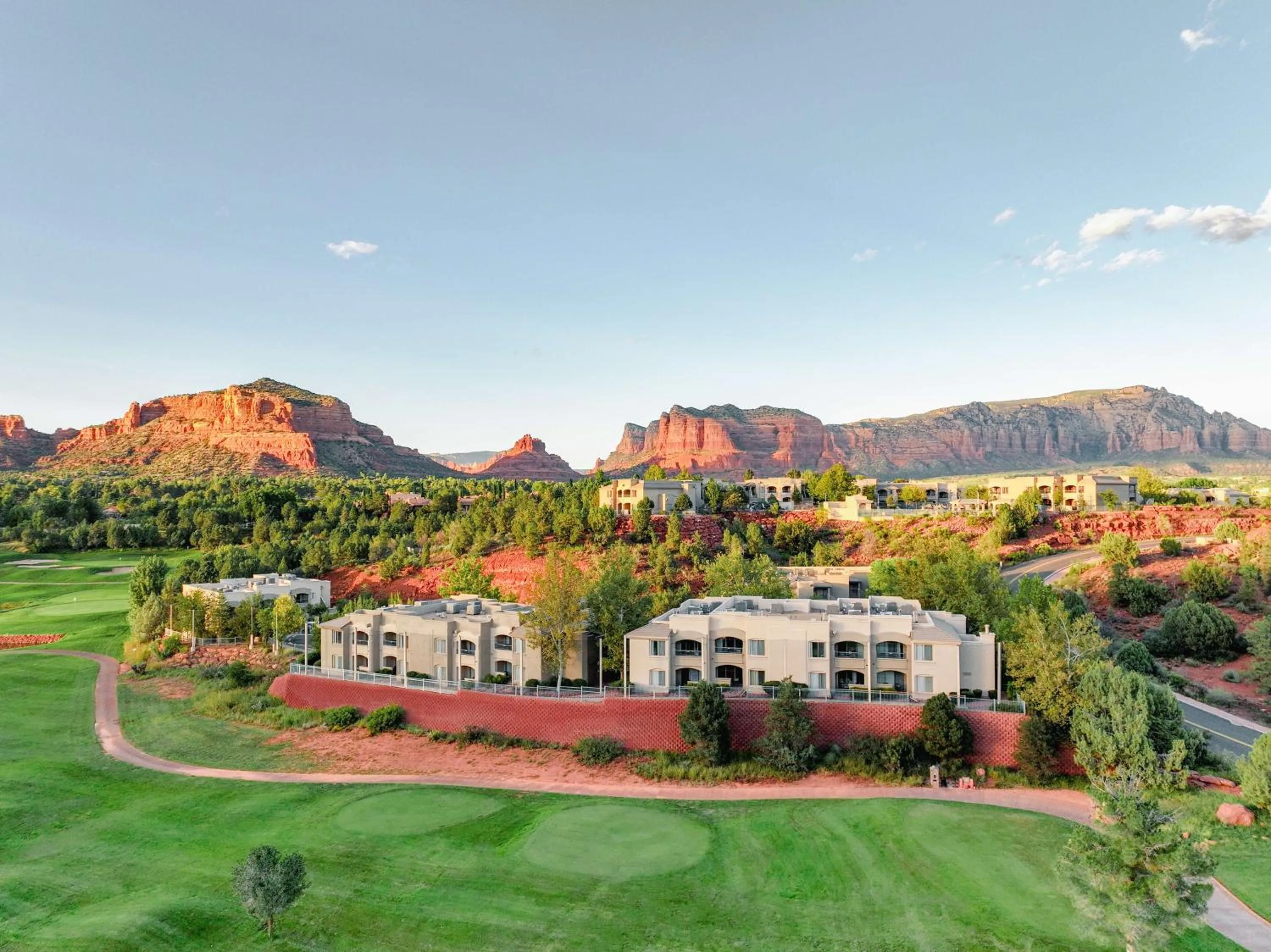 Property building in Hilton Vacation Club Ridge on Sedona