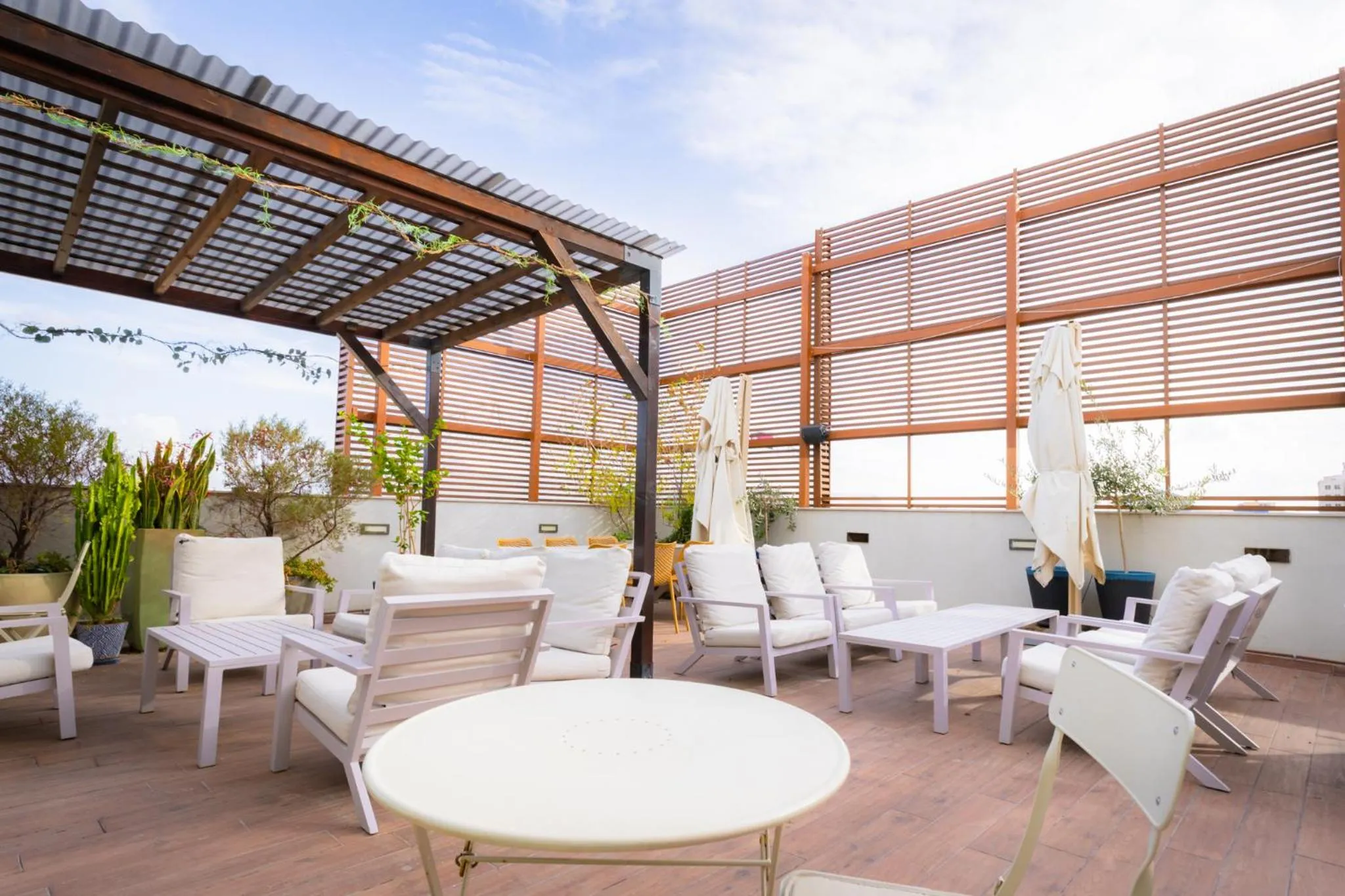 Balcony/Terrace in ABBA Hotel Tel Aviv-Yafo - Formerly Numa