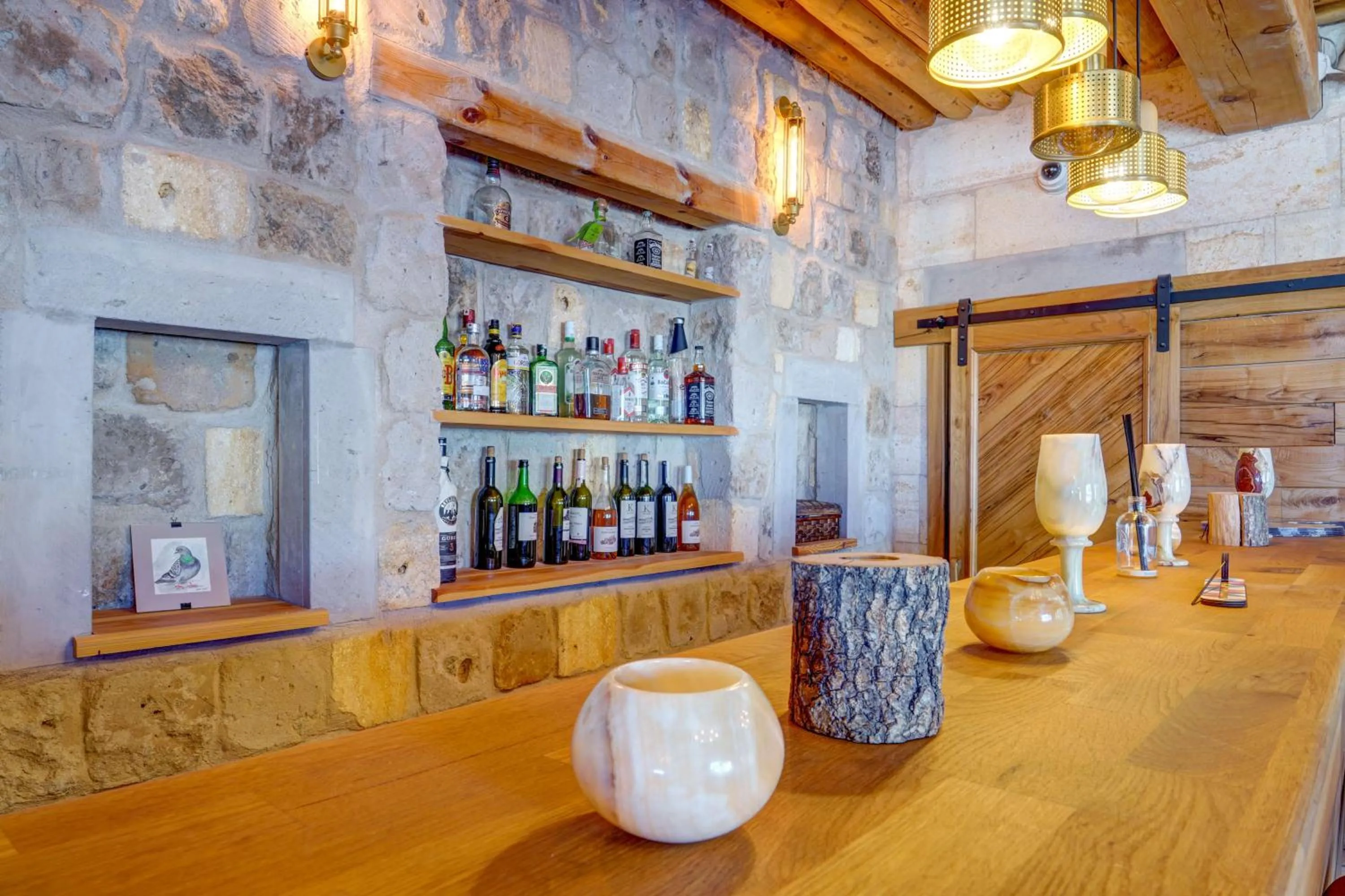 Lounge or bar in Vasıl Cave Hotel