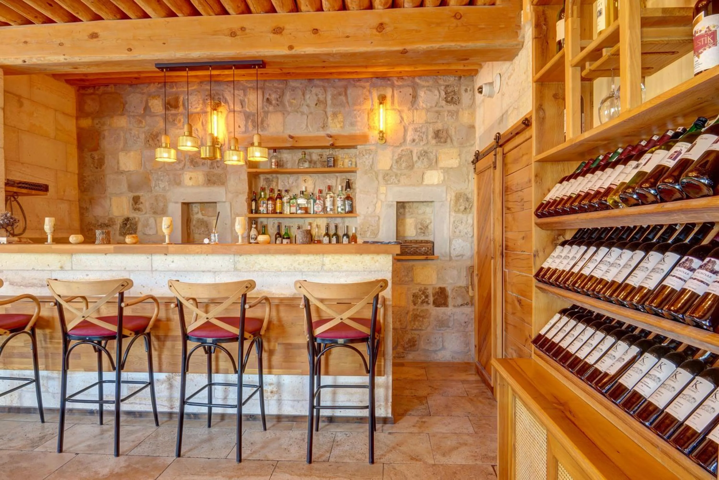 Lounge or bar in Vasıl Cave Hotel