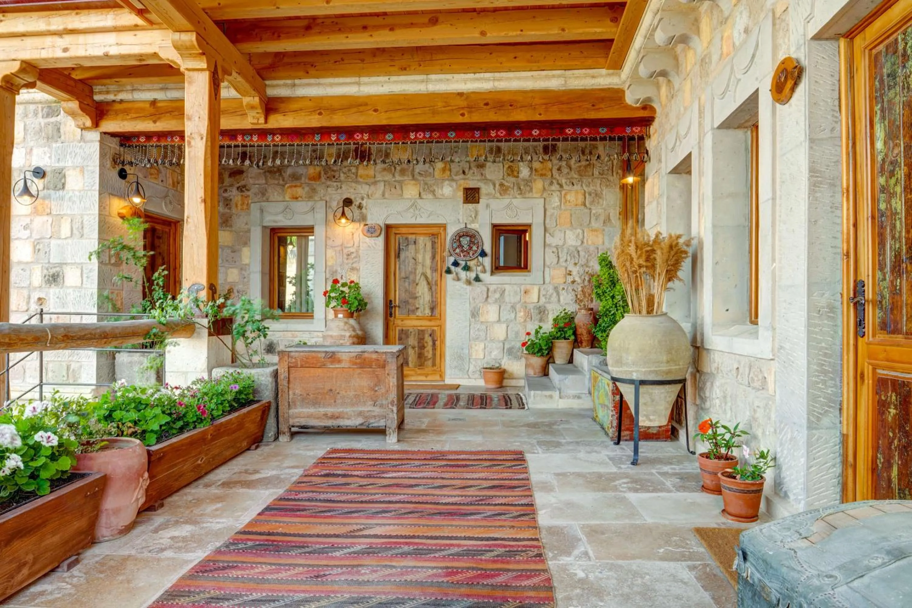 Patio in Vasıl Cave Hotel