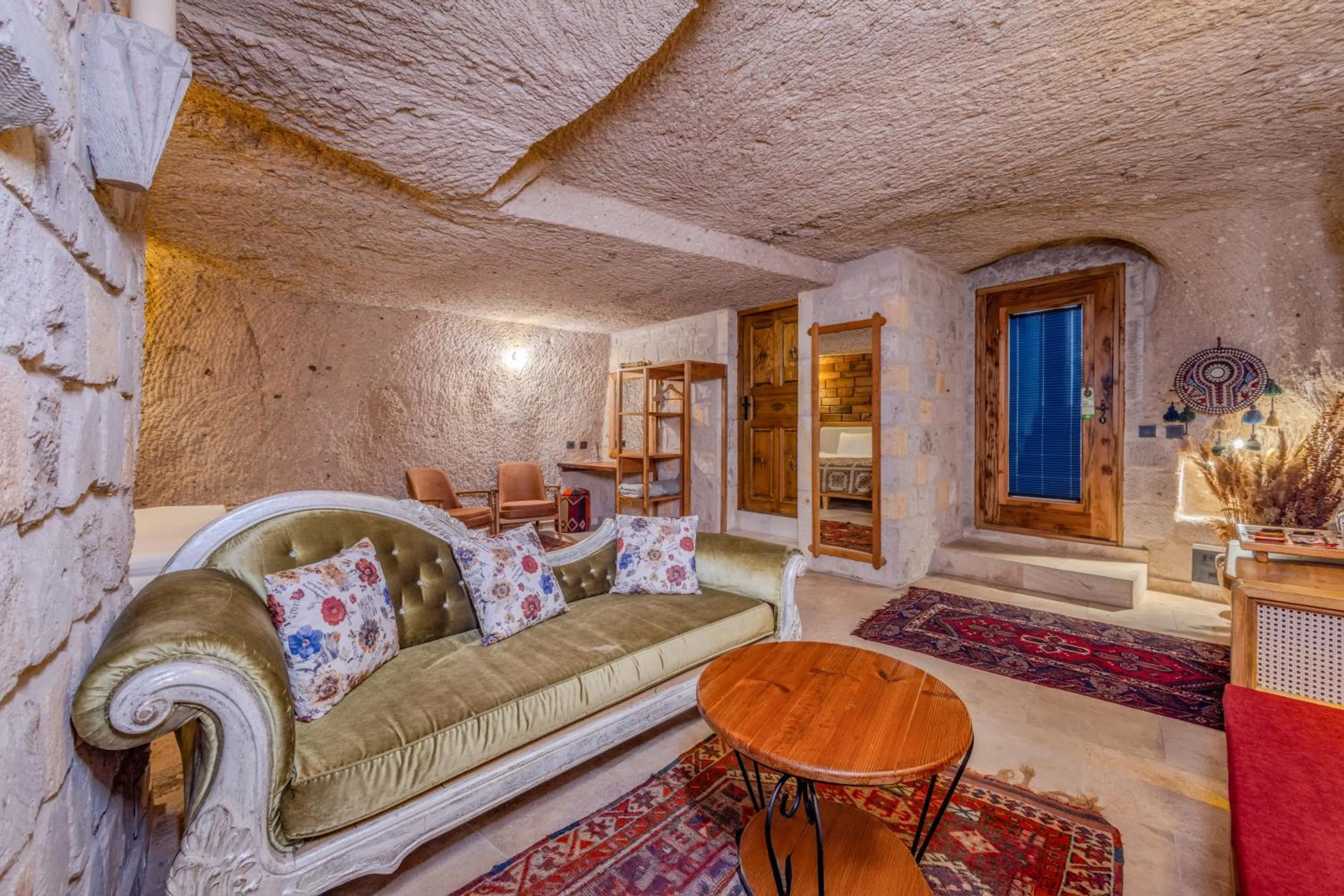 Seating area in Vasıl Cave Hotel