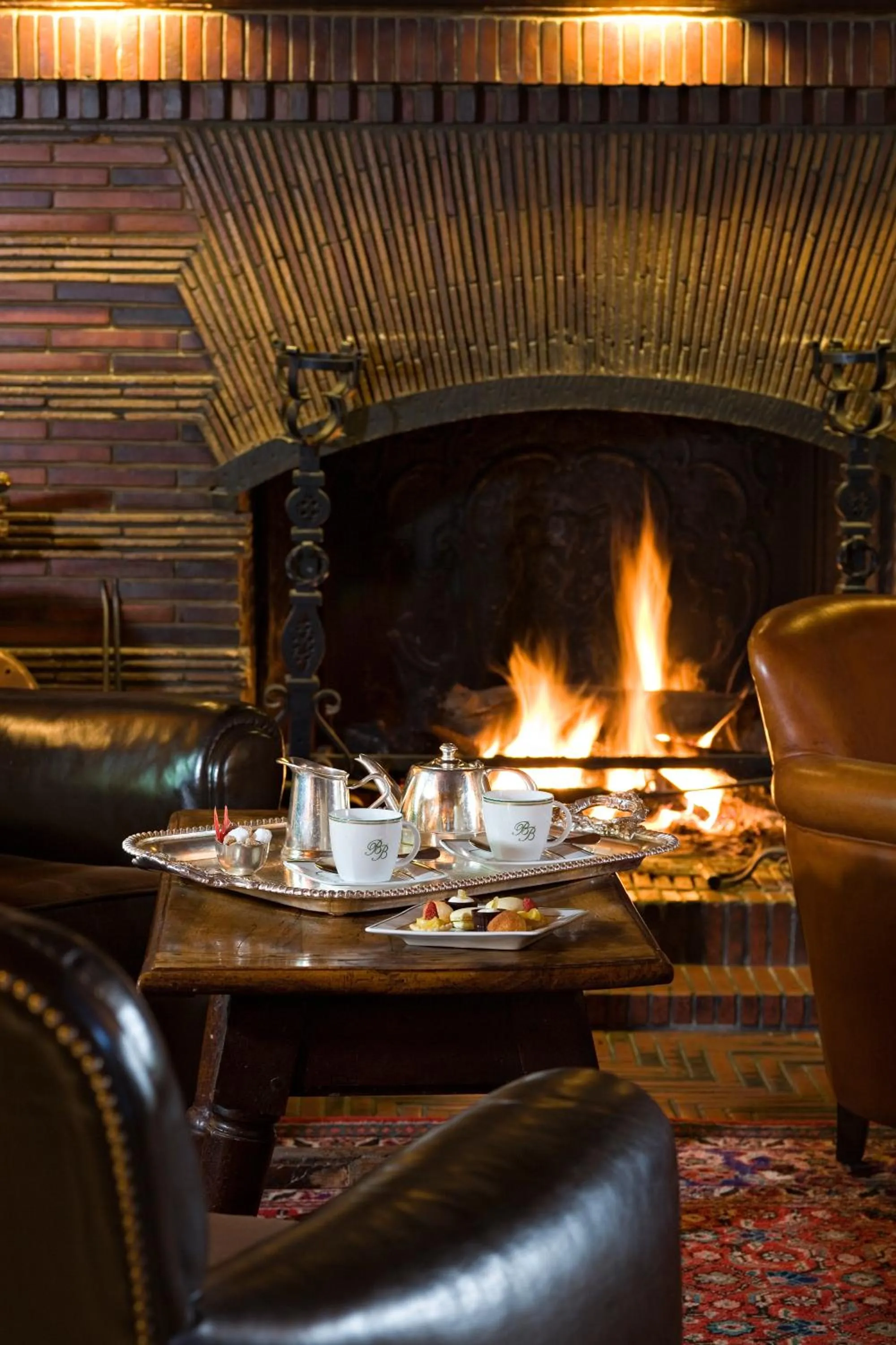 Lounge or bar in Hôtellerie Du Bas-Bréau