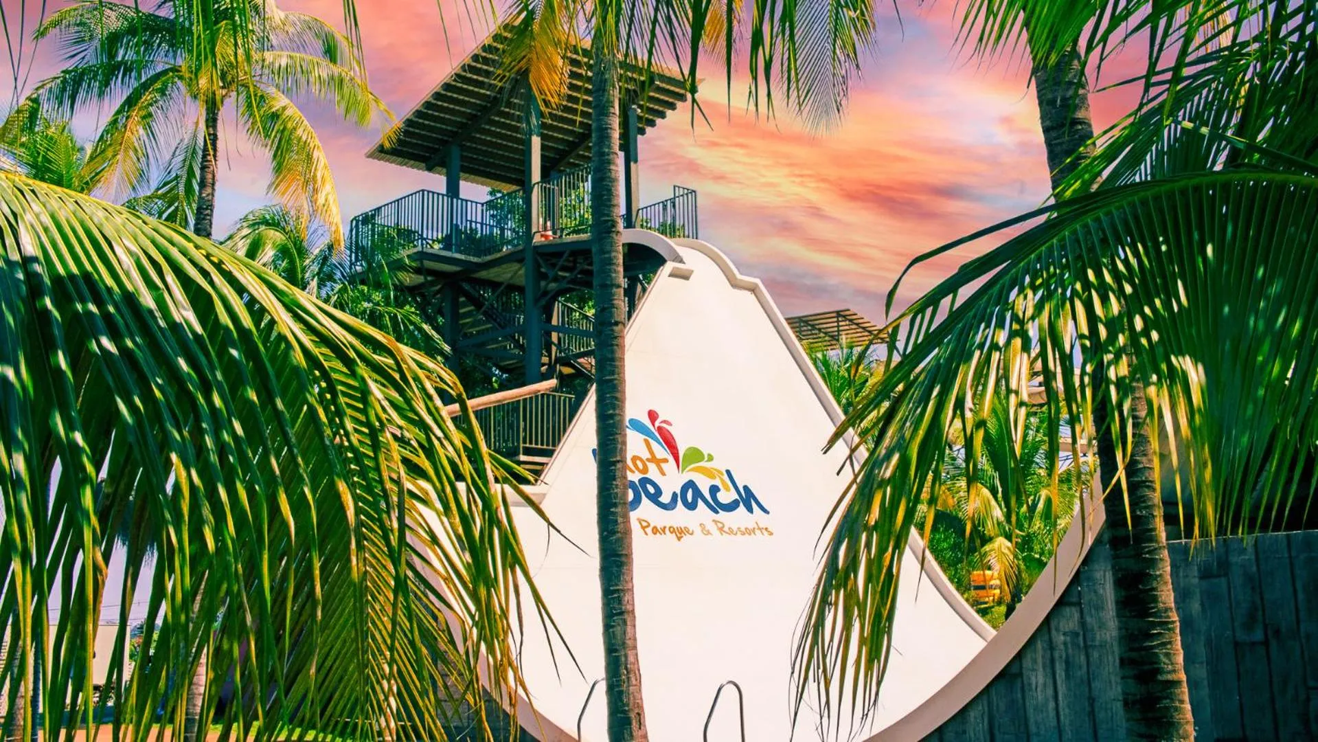 Aqua park in Hot Beach Suites