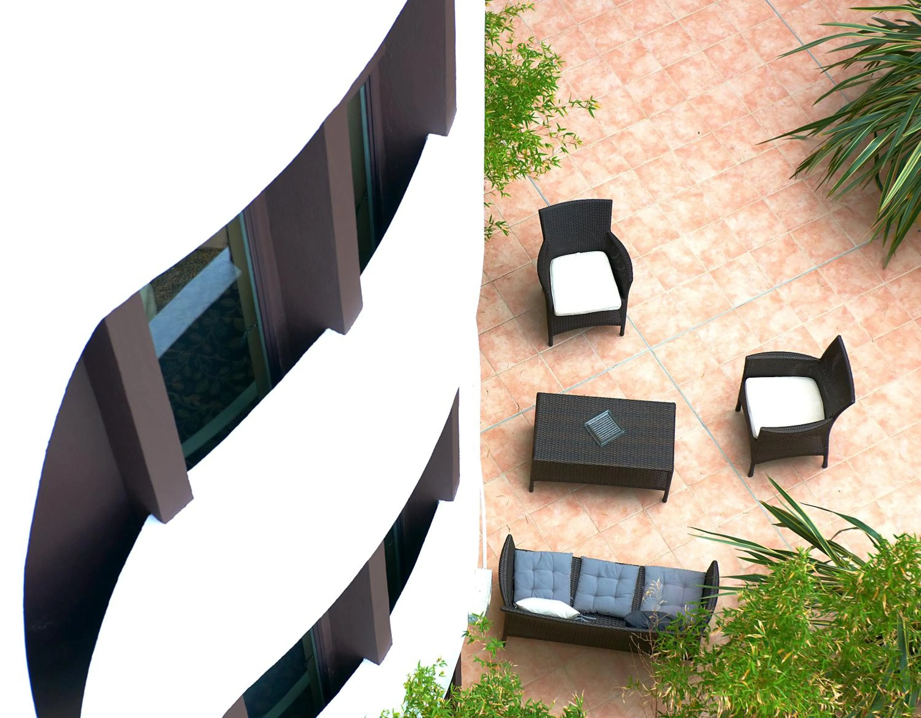 Balcony/Terrace in Hôtel Hélios