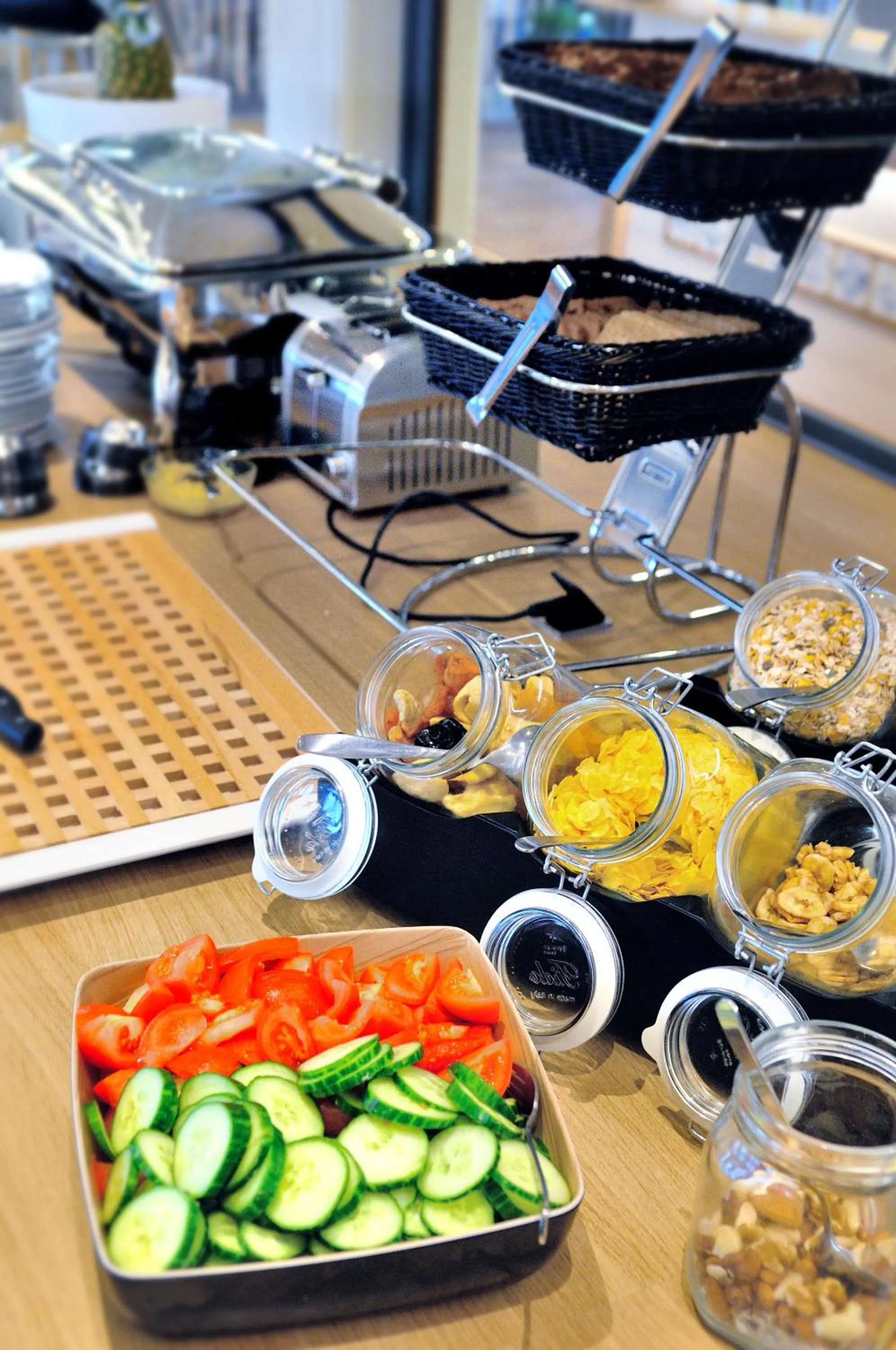 Buffet breakfast in BE BIO Hotel be natural - direkt am Wasser