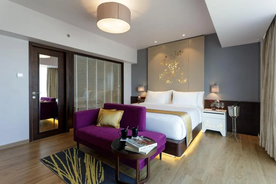 Photo of the whole room, Bed in Svenska Design Hotel Kakinada