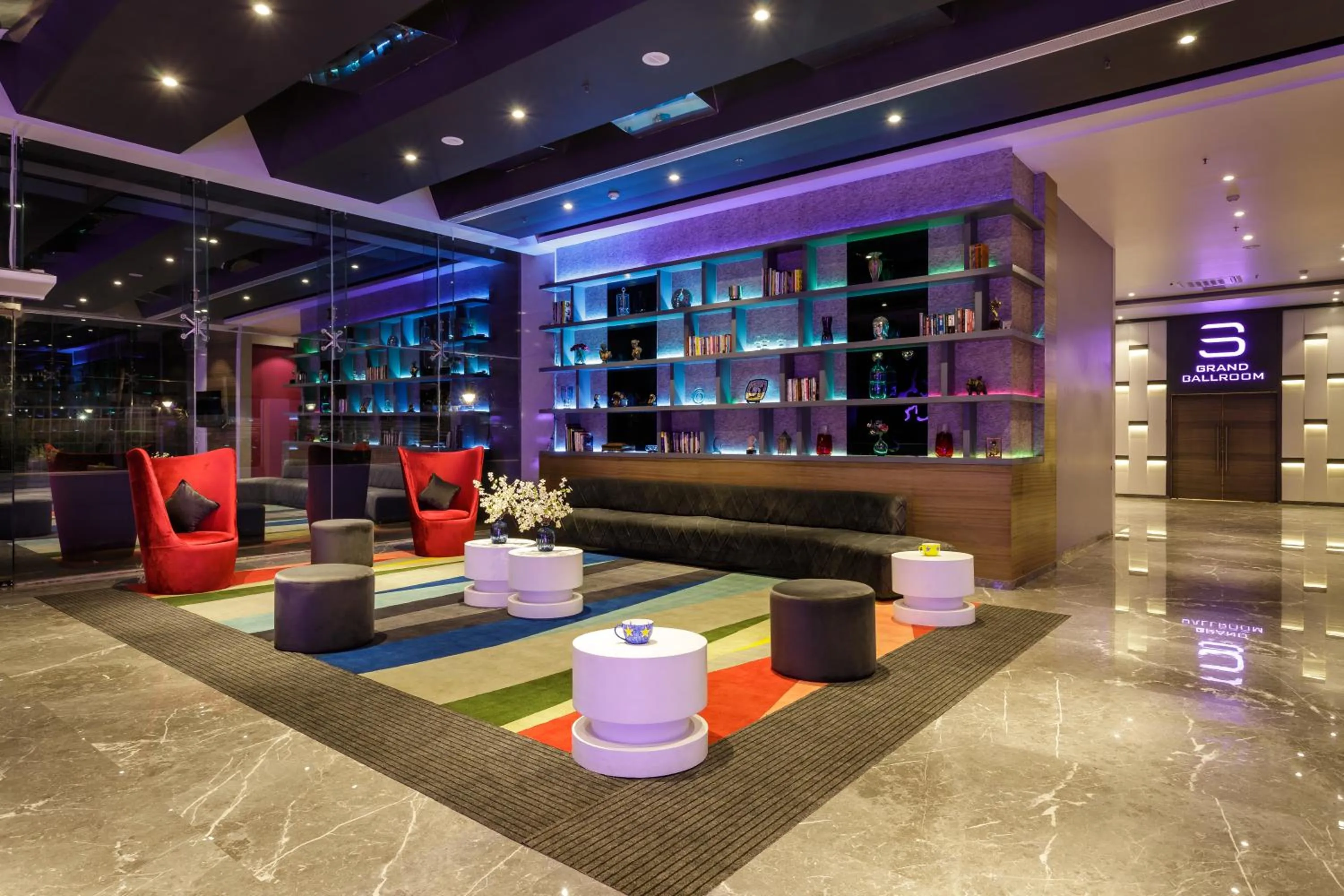 Lobby or reception in Svenska Design Hotel Kakinada