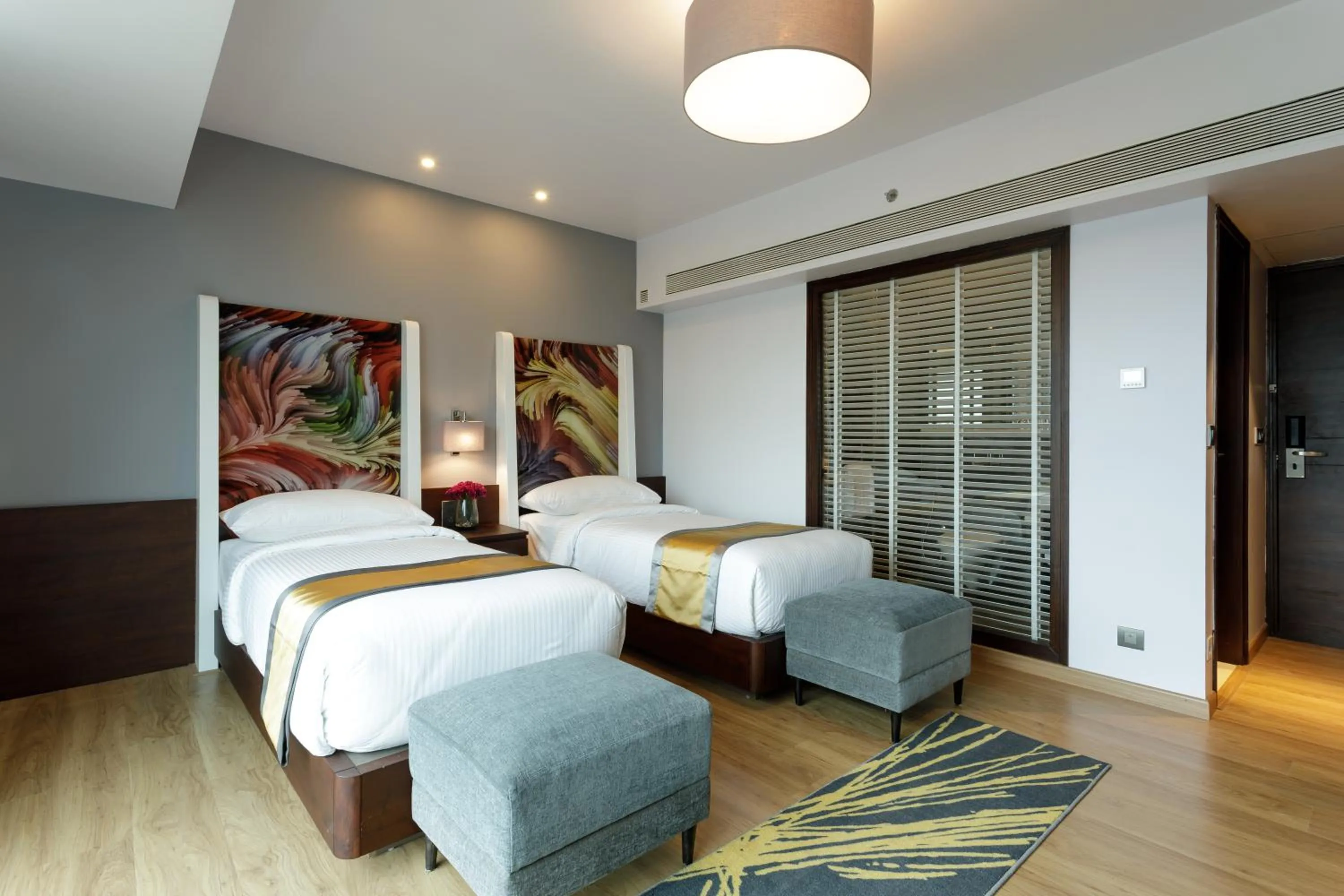 Bed in Svenska Design Hotel Kakinada