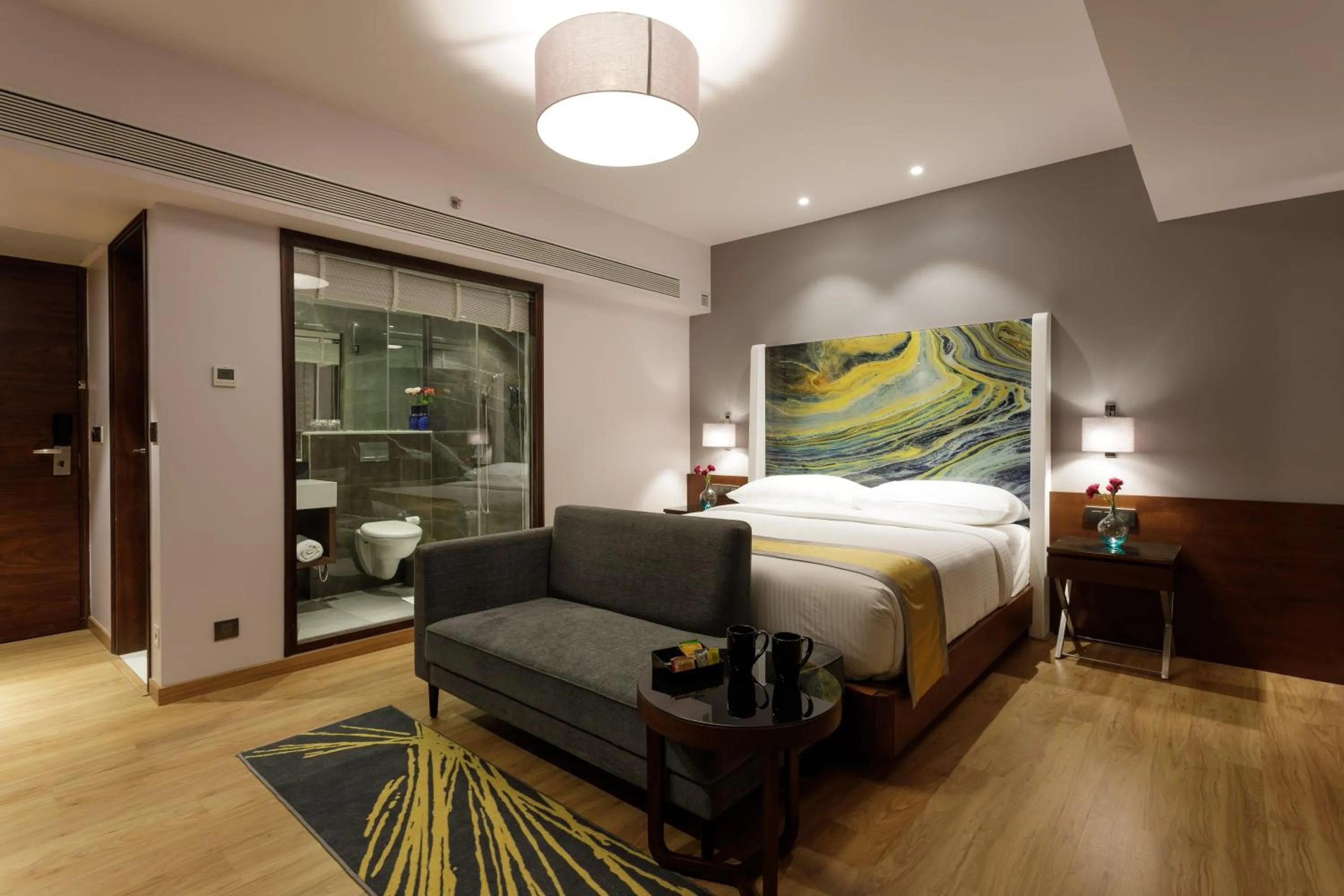 Photo of the whole room, Bed in Svenska Design Hotel Kakinada