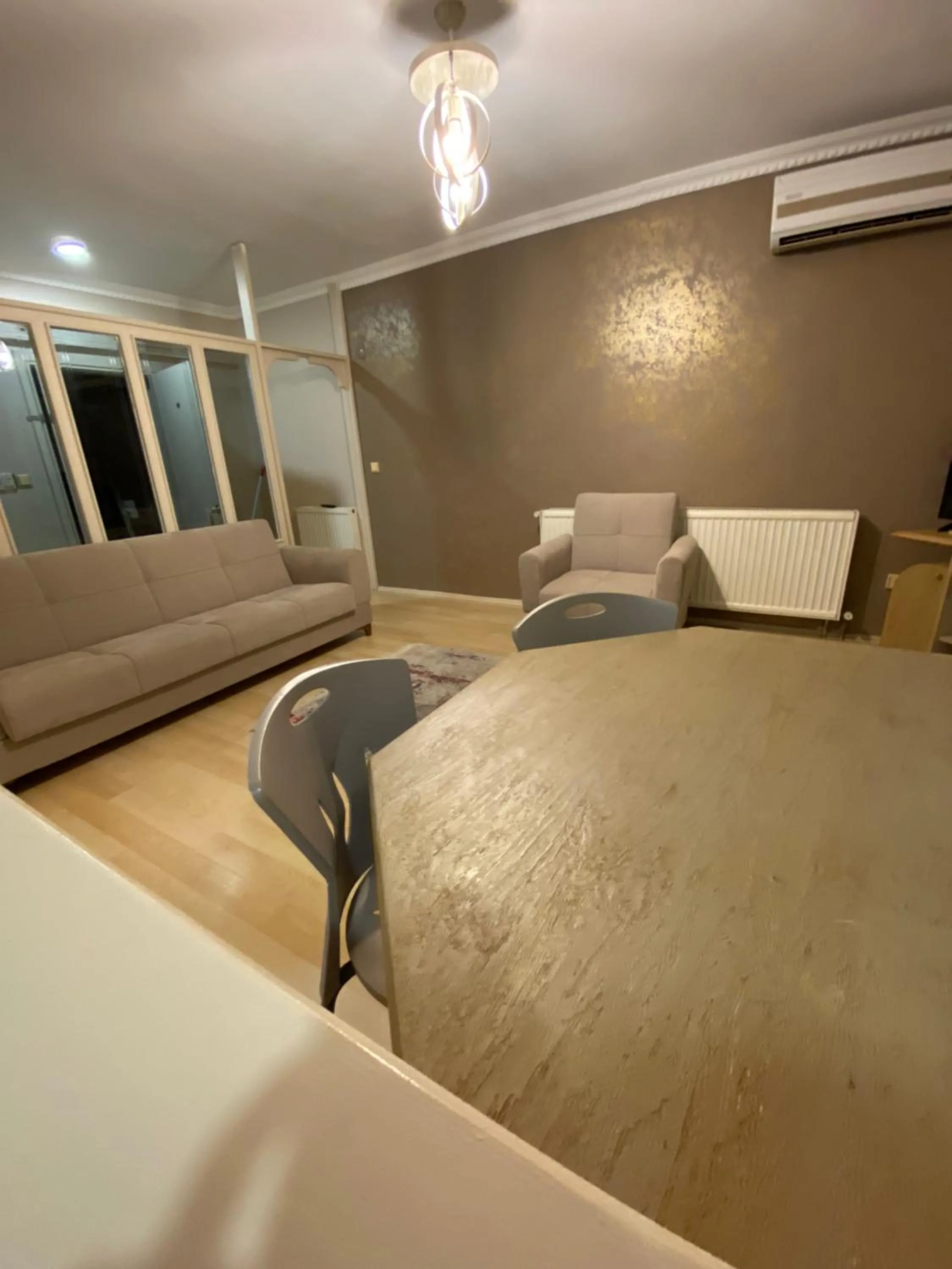 Kitchen or kitchenette in EVİM APART HOTEL