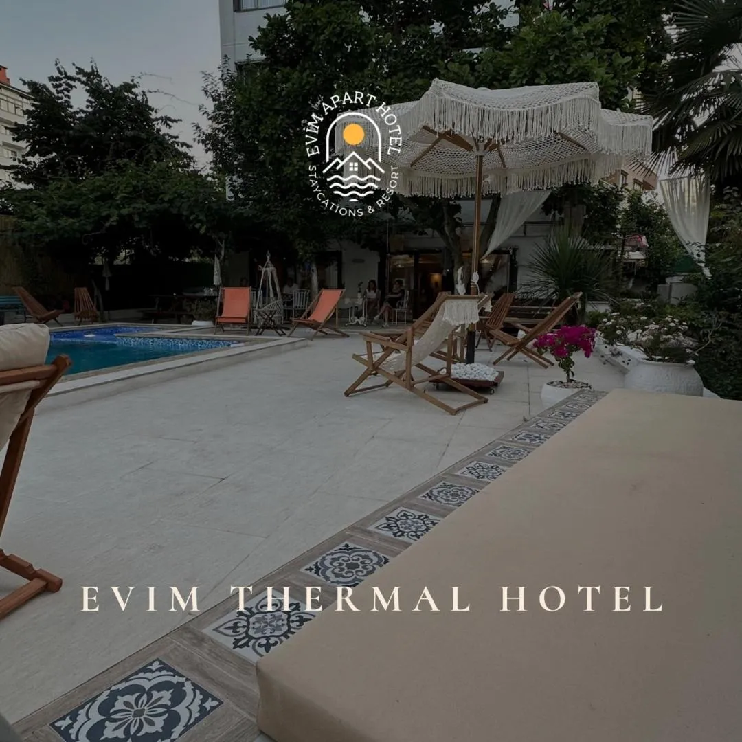 Swimming pool in EVİM APART HOTEL