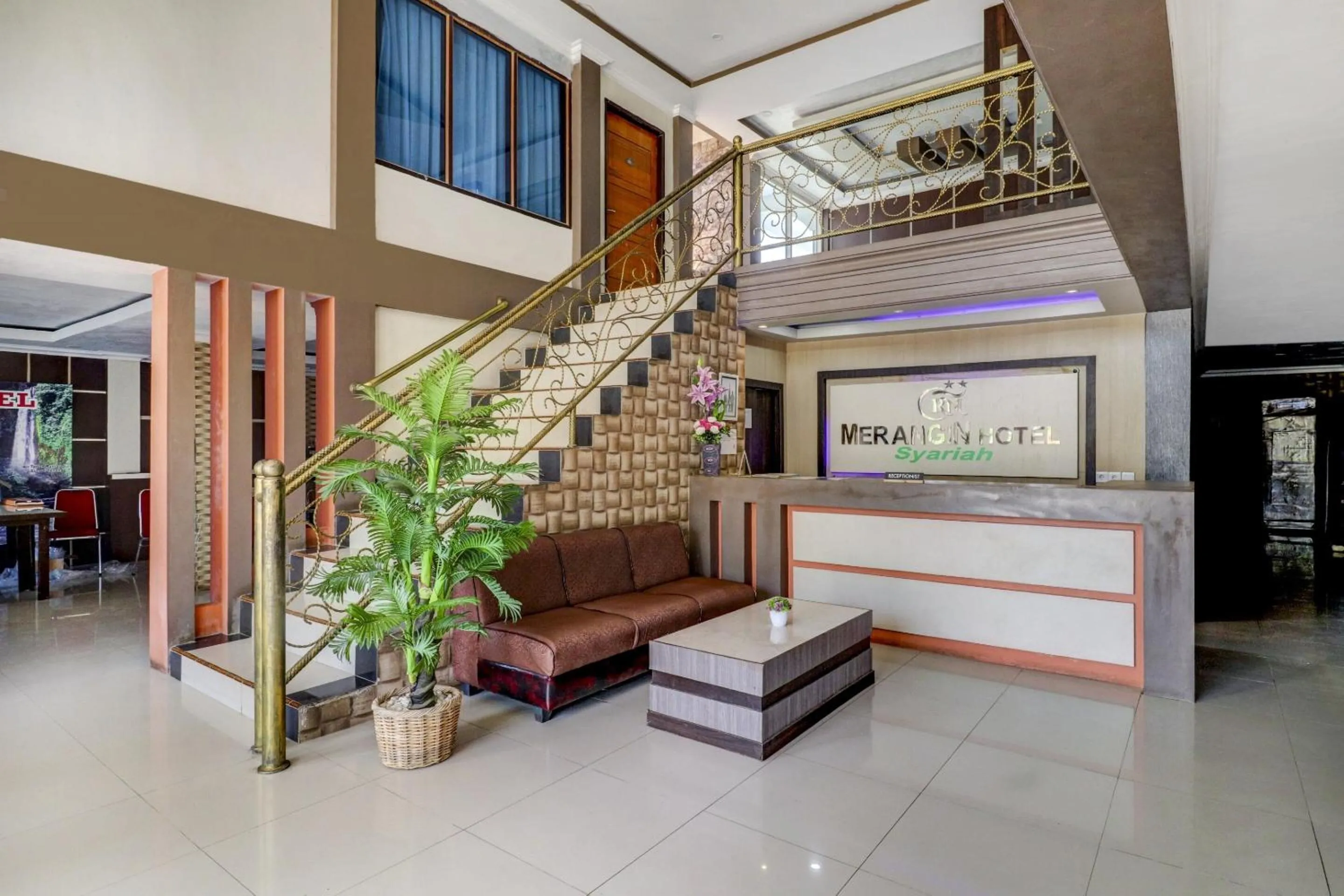 Lobby or reception in Collection O 90564 Hotel Merangin Syariah