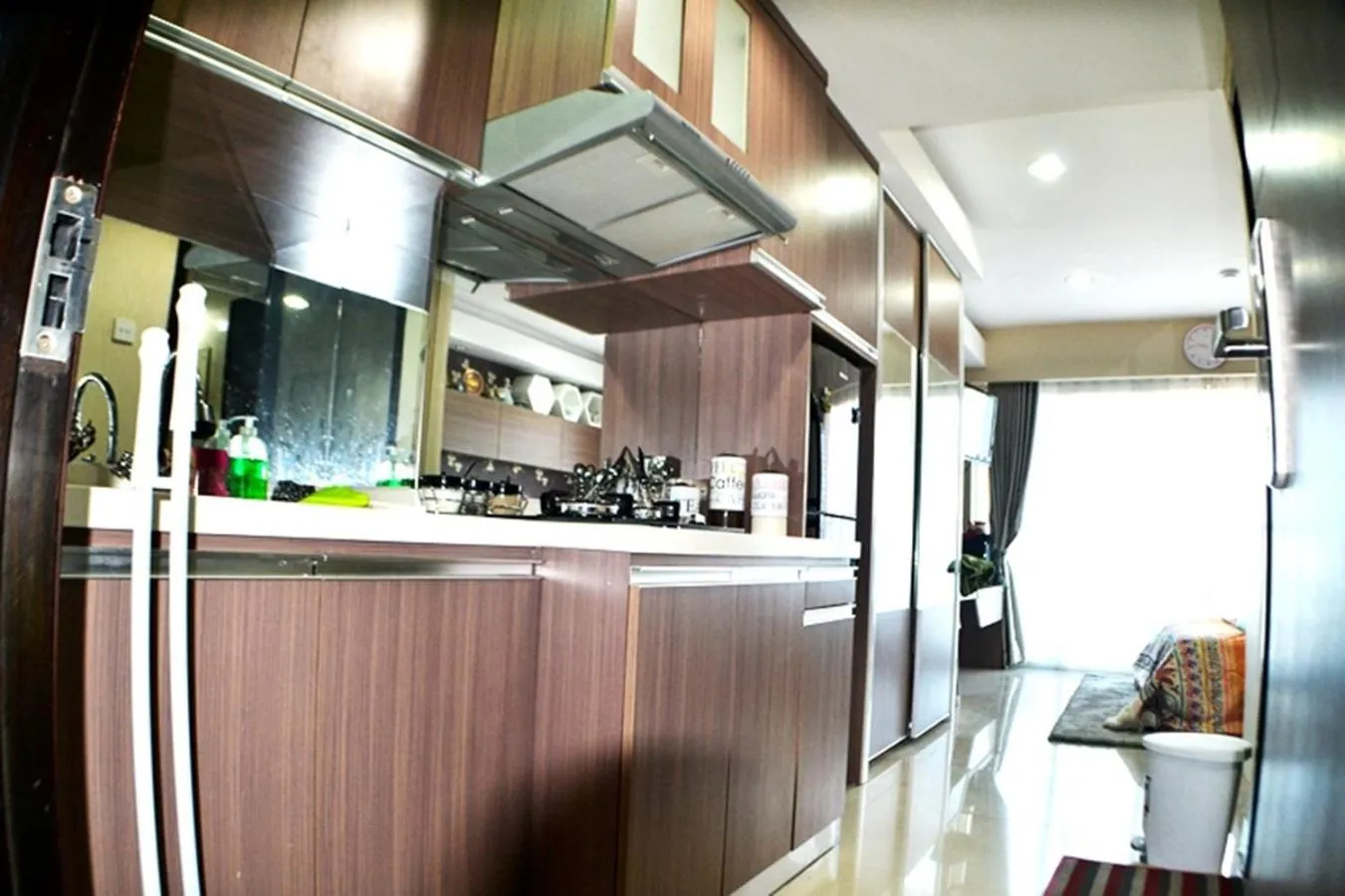 Kitchen or kitchenette in Cozy Tamansari Hive Cawang by Bonzela Property