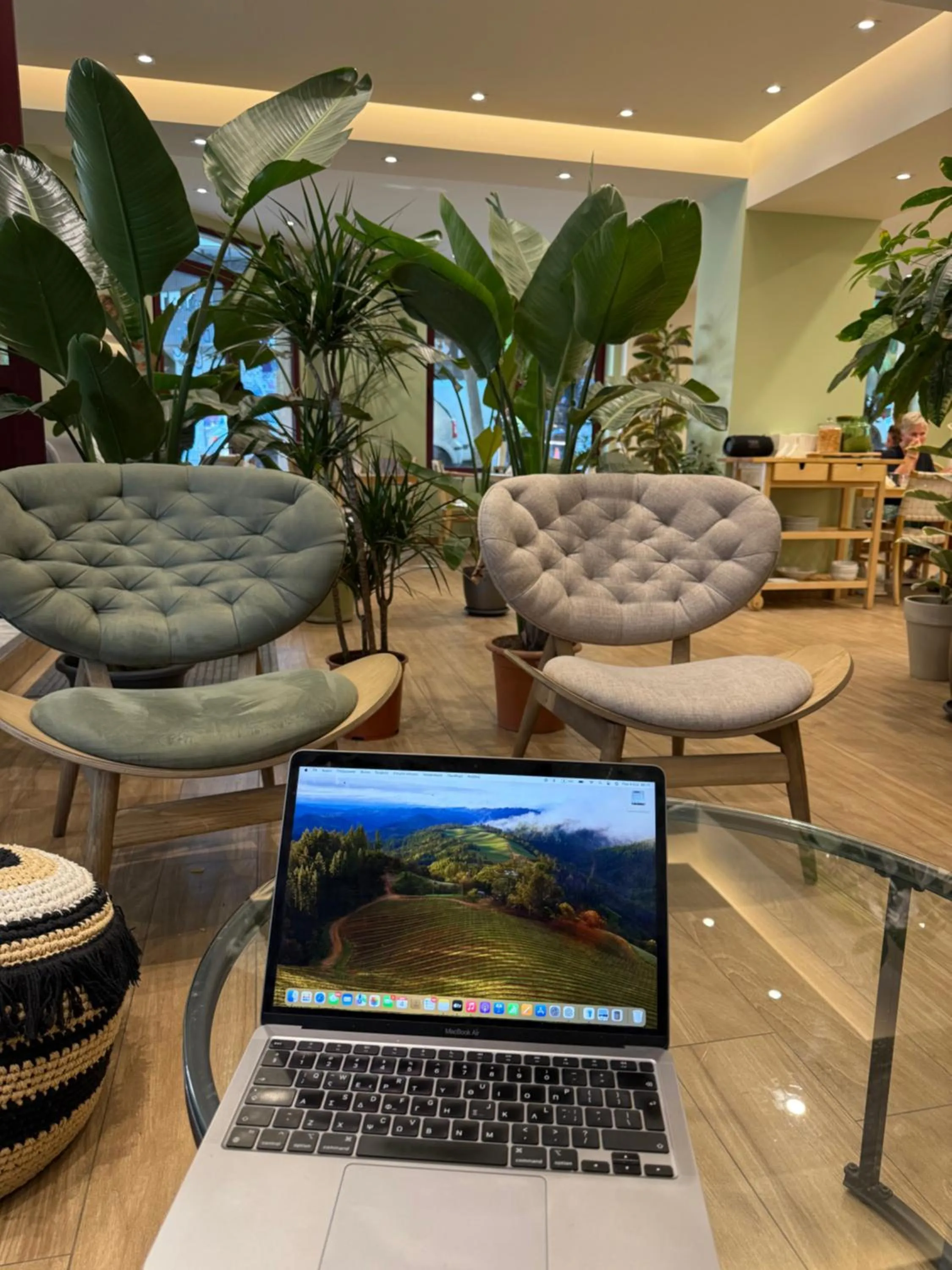Communal lounge/ TV room in The Maroon Bottle Luxury Suites